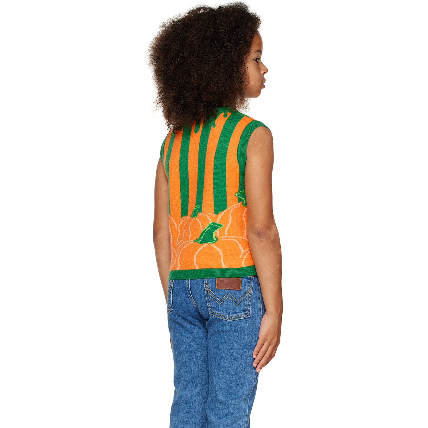  Helmstedt Ssense Exclusive Kids Orange & Green Ami Vest 
