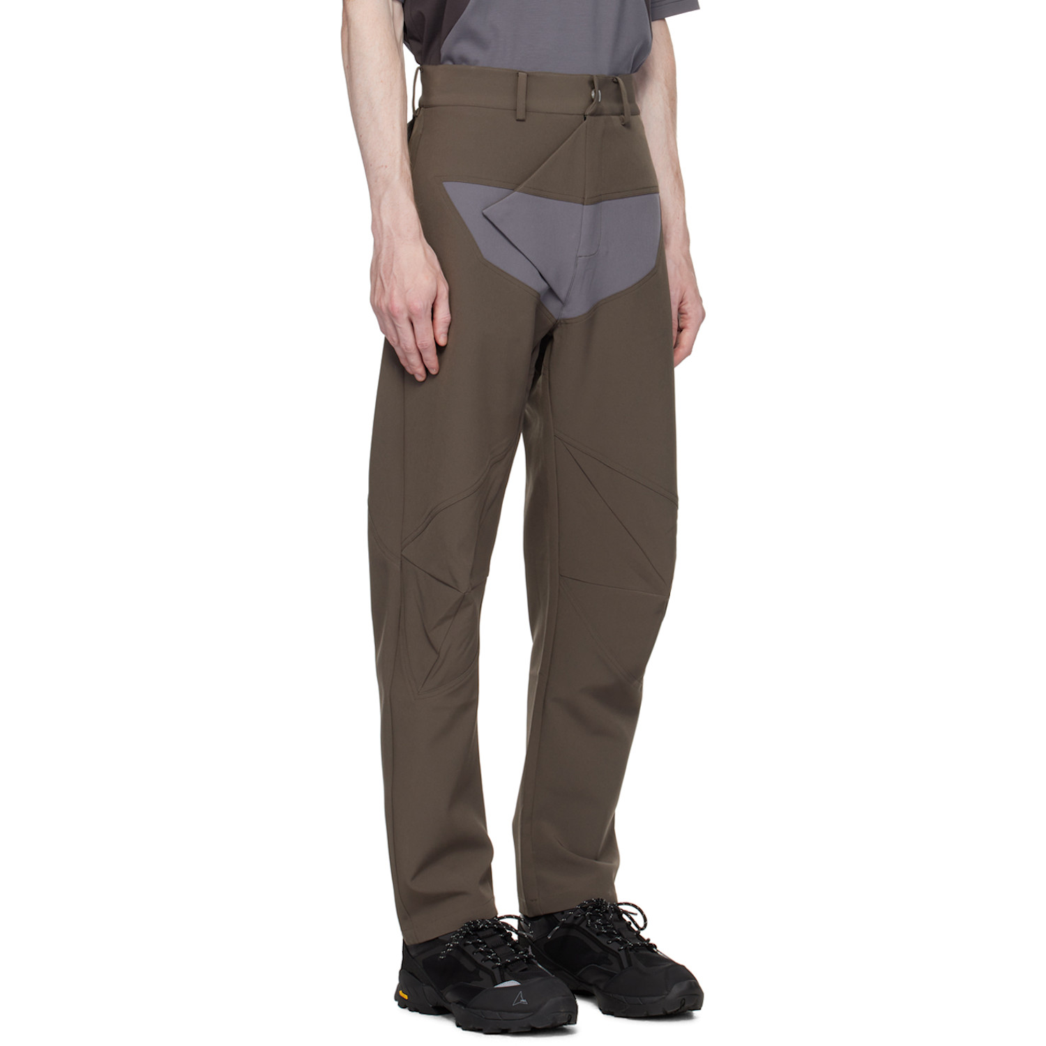  Uncertain Factor Khaki Kicker Trousers 