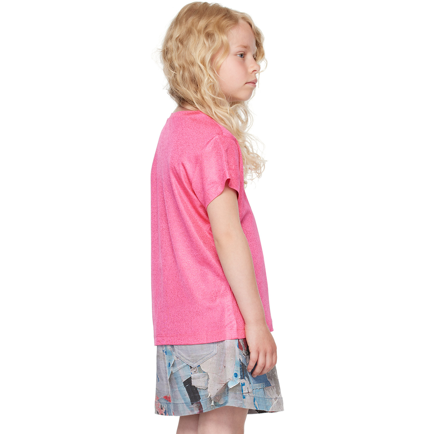  Diesel Kids Pink Tled T-shirt 