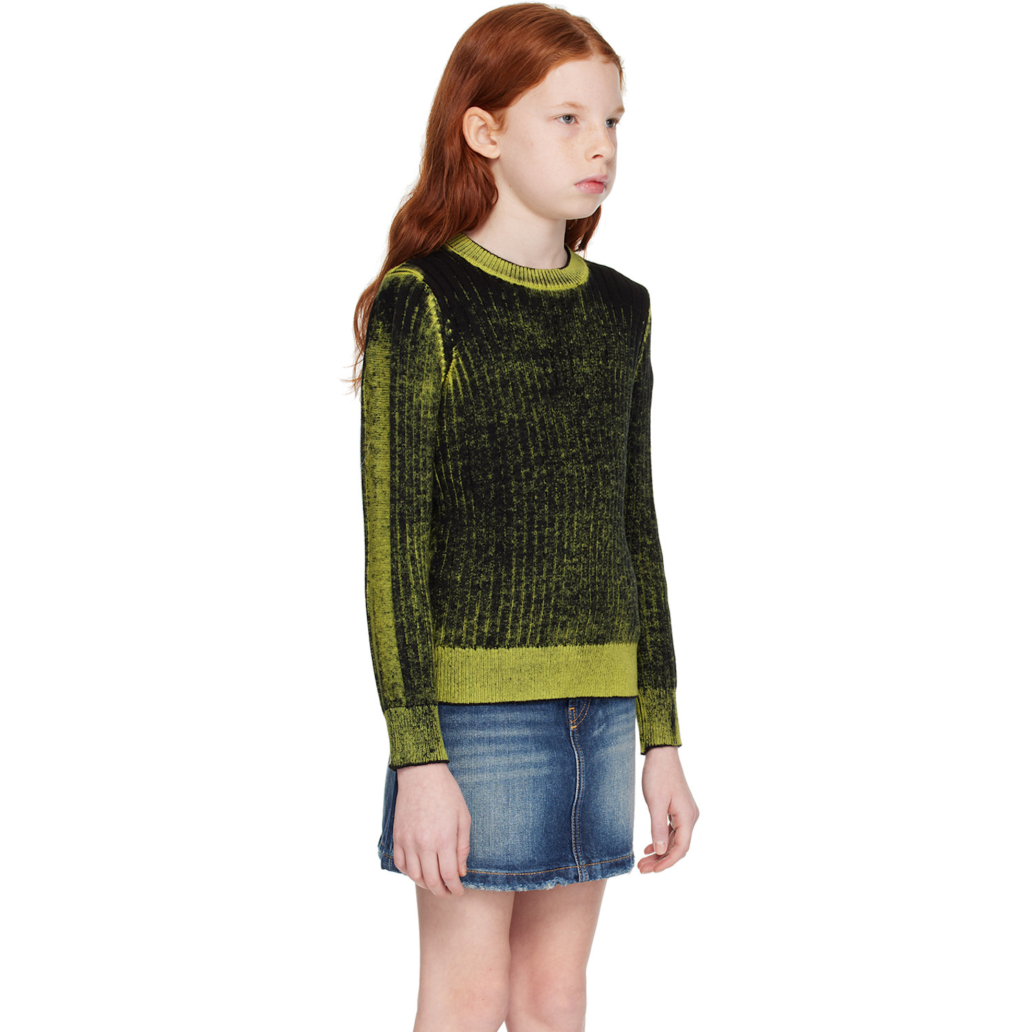  Diesel Kids Black & Green K-andelero Sweater 