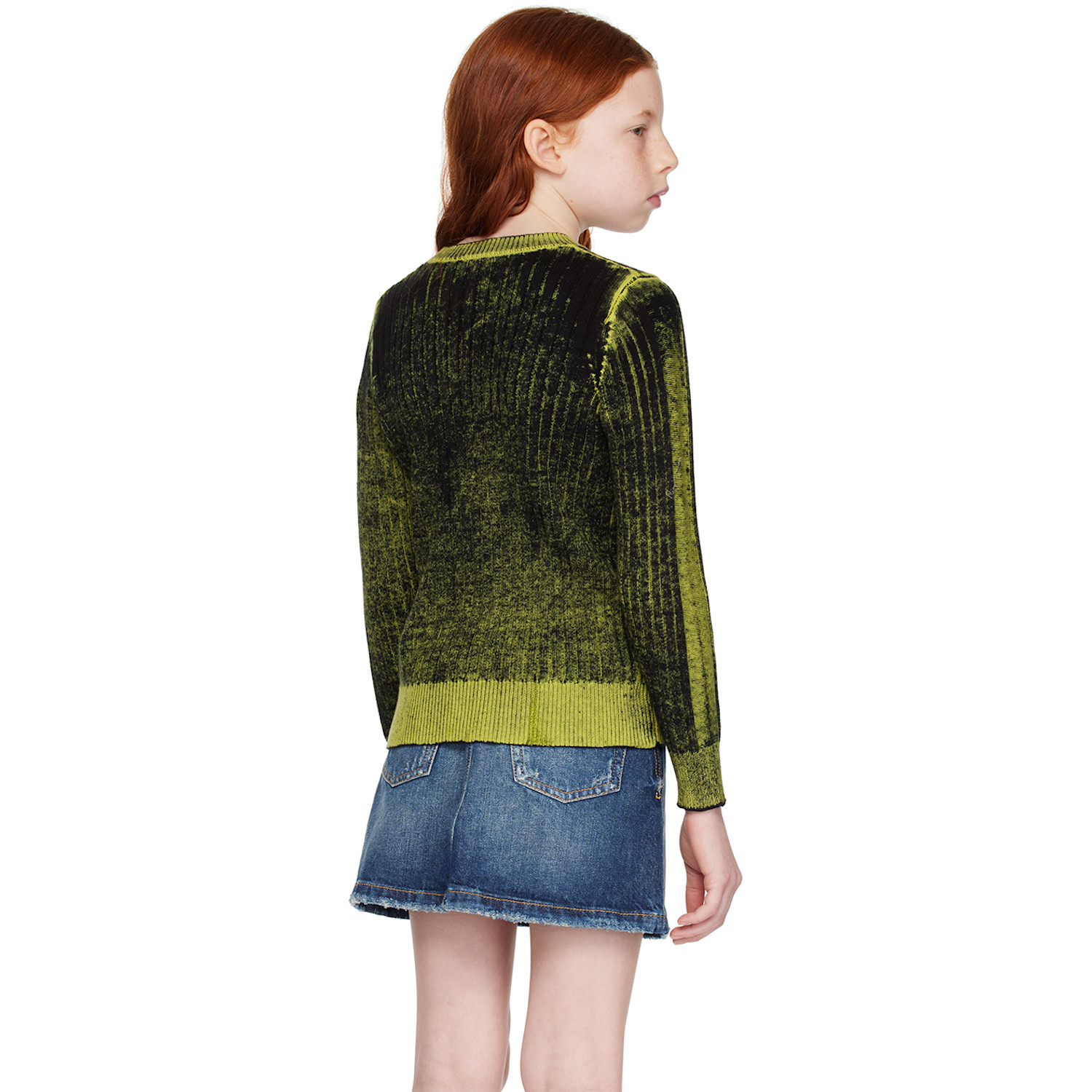  Diesel Kids Black & Green K-andelero Sweater 