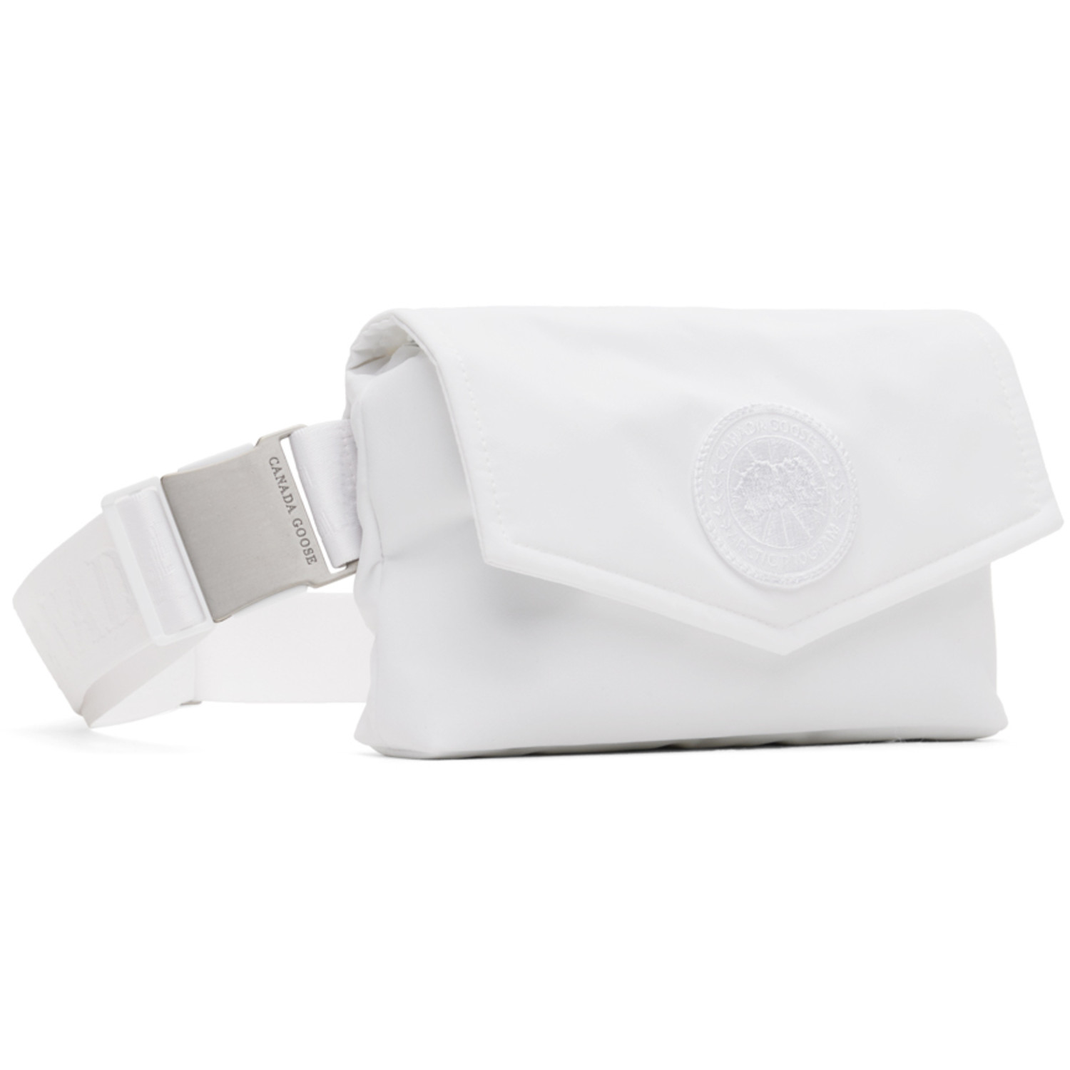  Canada Goose White Mini Waist Pack Belt Bag 