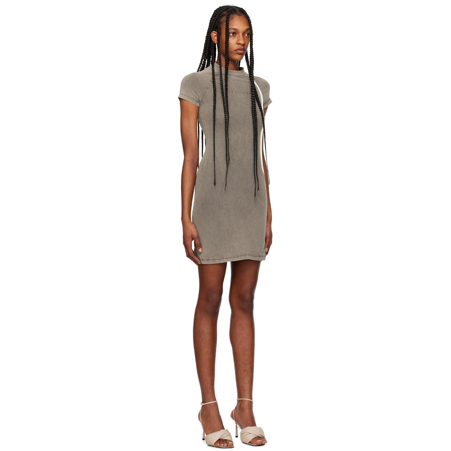  Ottolinger Taupe Fitted Minidress 