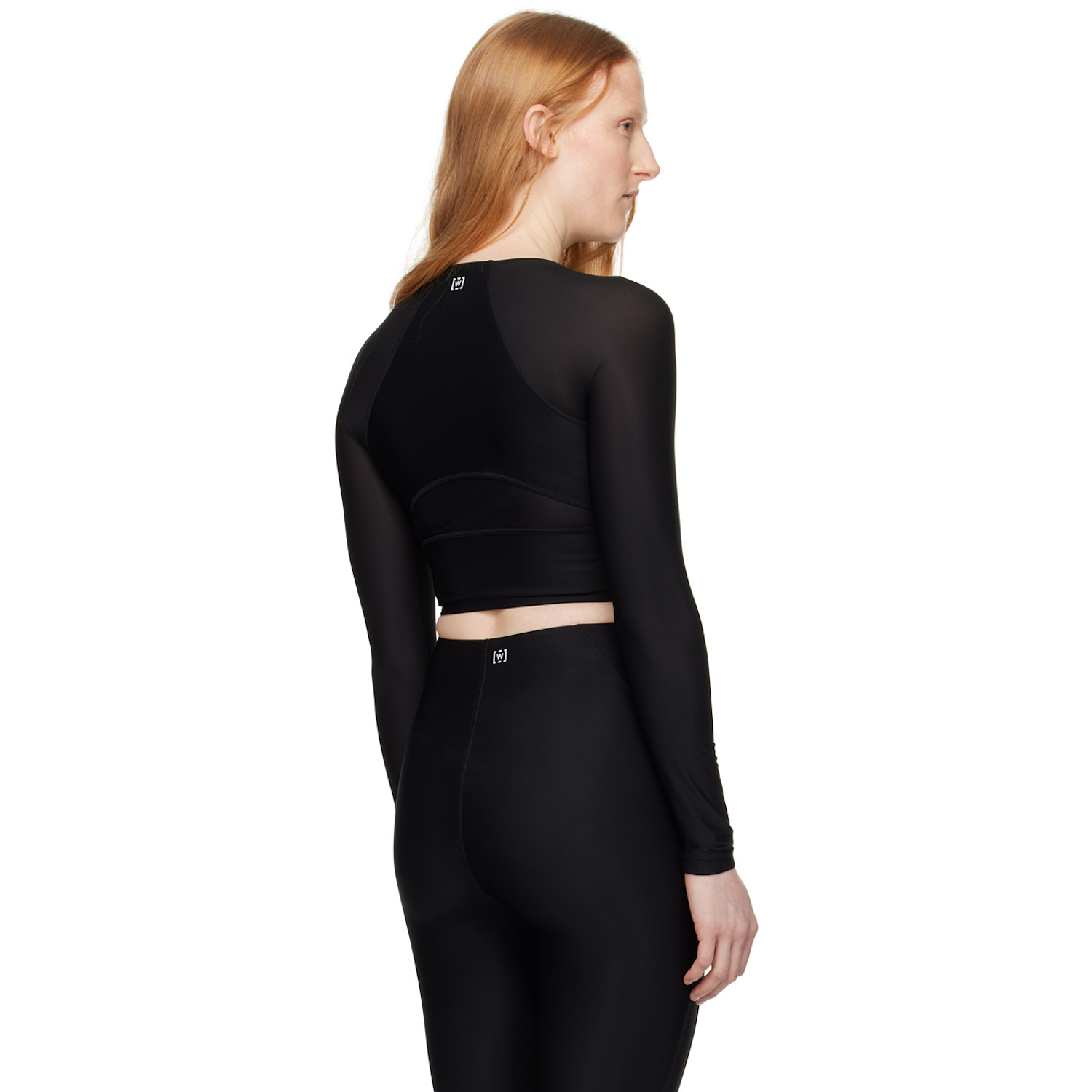  Wolford Black Active Flow Top 