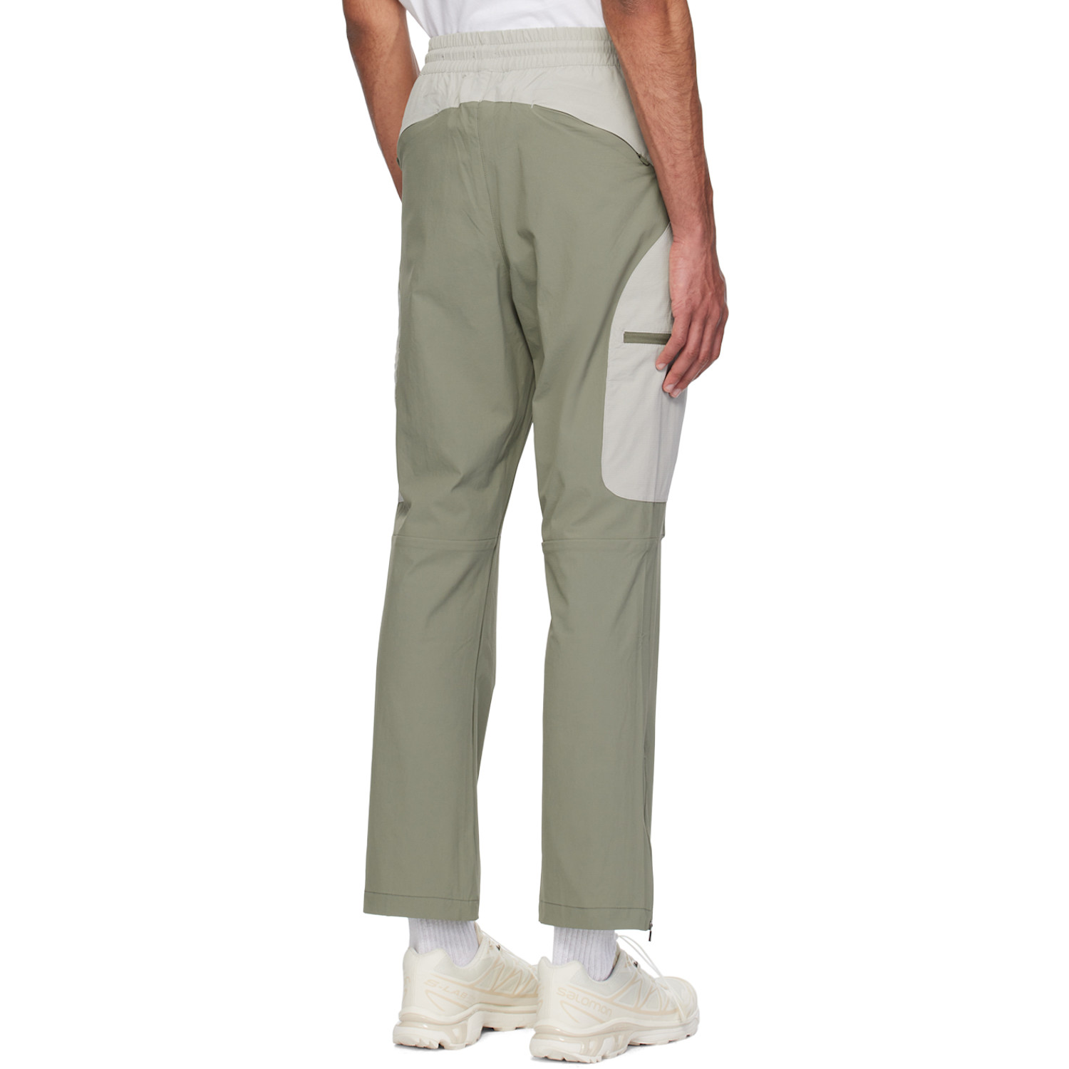  Parel Studios Green & Gray Vinson Cargo Pants 