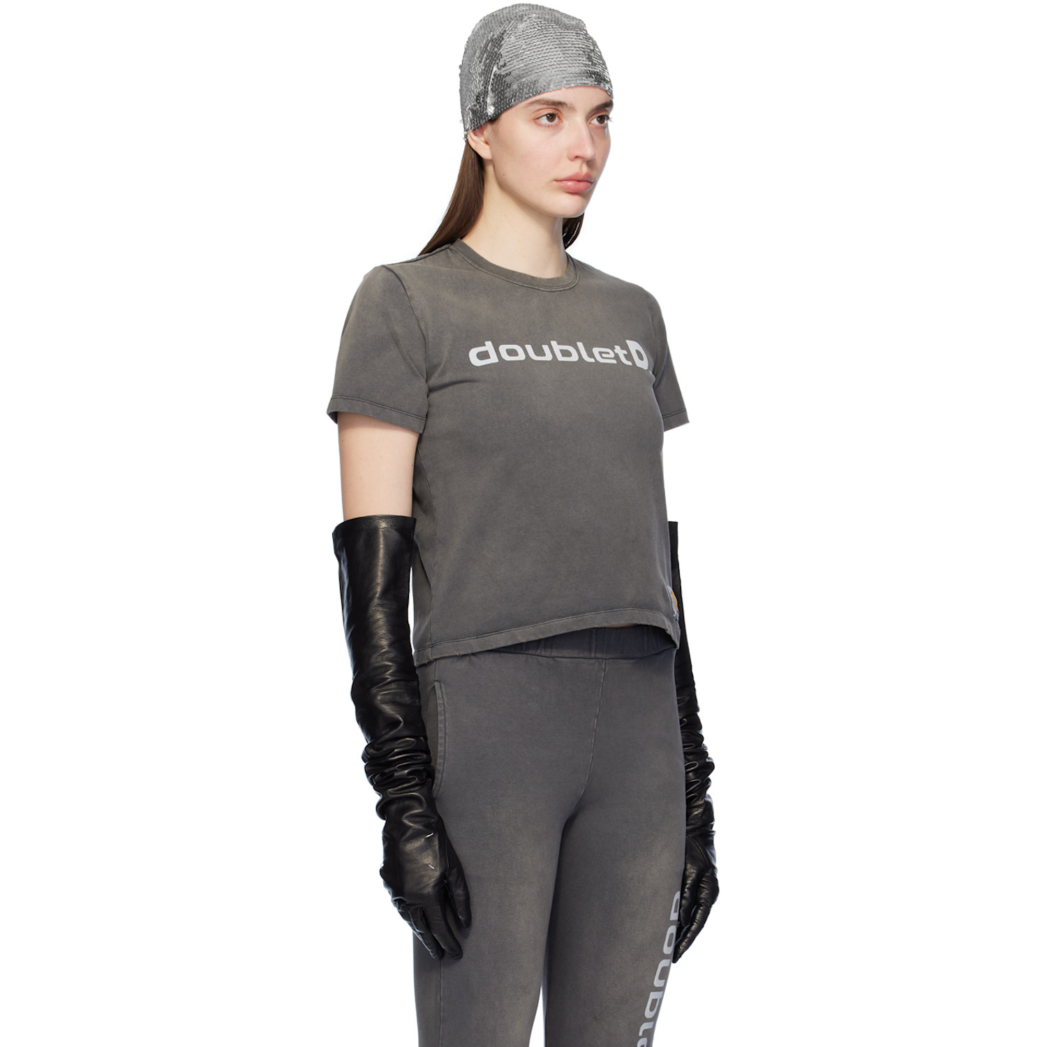  Doublet Black Printed T-shirt 