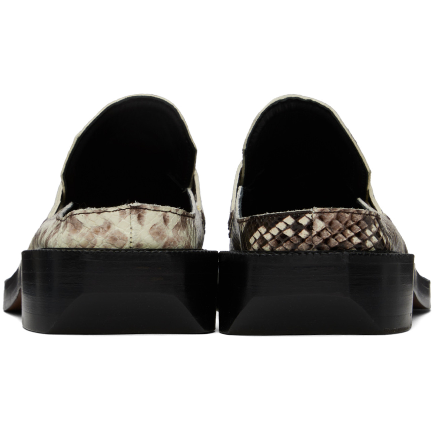  Ader Error Brown Curve Mu02 Slip-on Loafers 