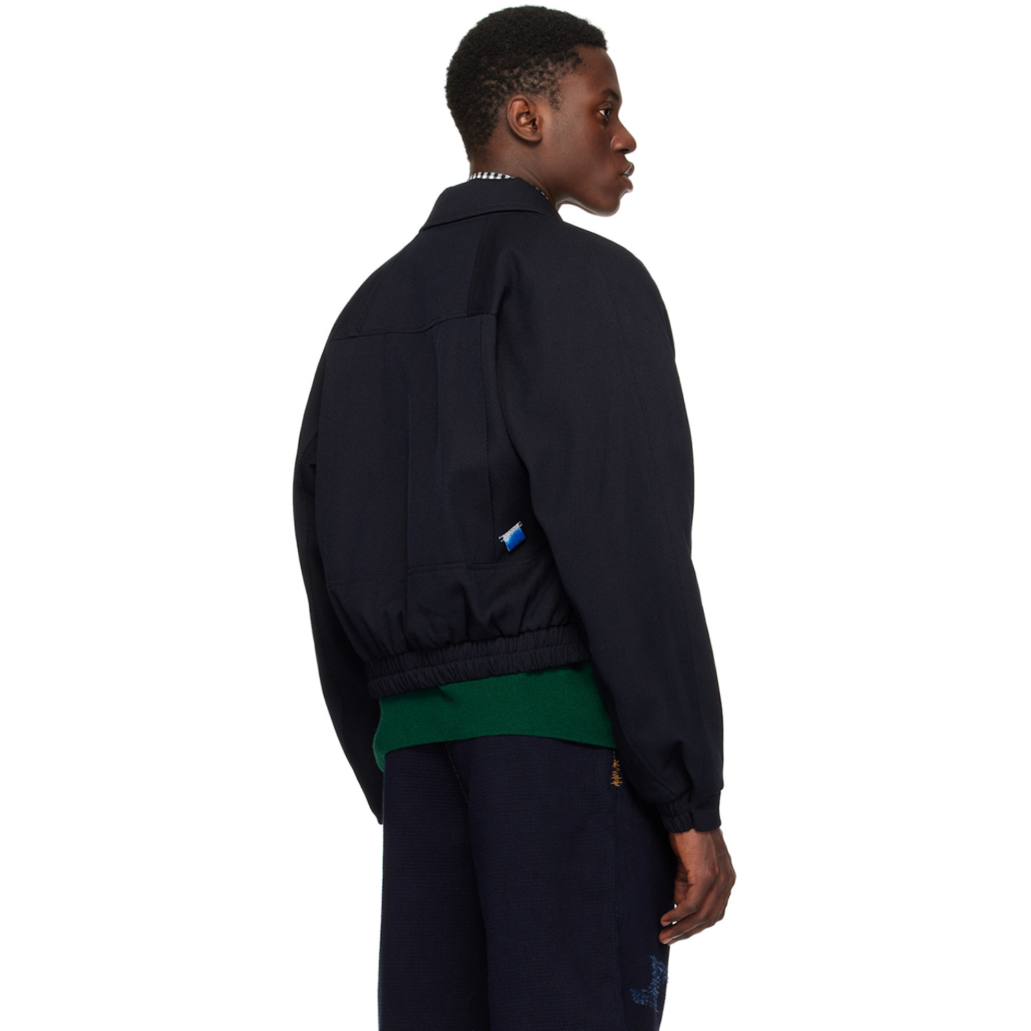  Ader Error Navy Press-stud Jacket 
