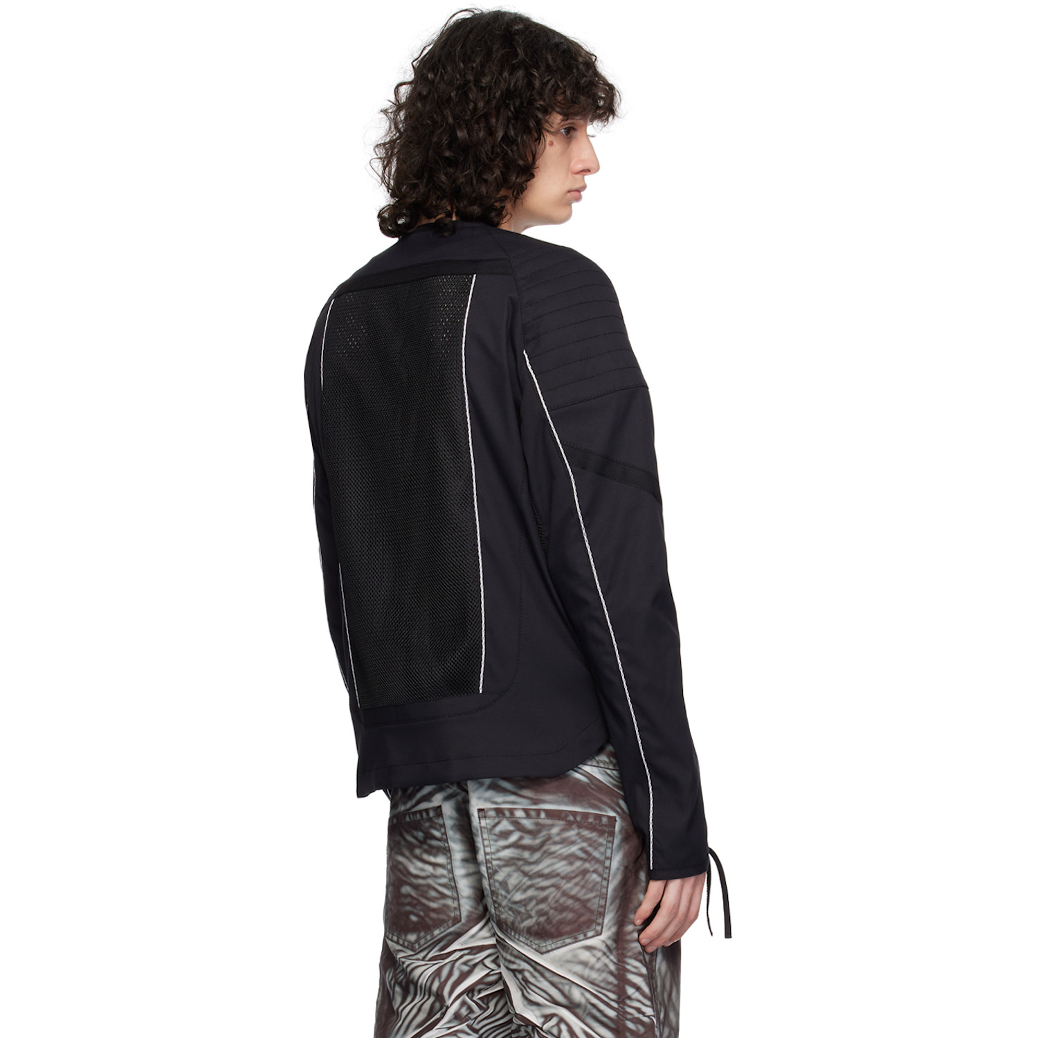  Kanghyuk Black Lock Stitch Jacket 