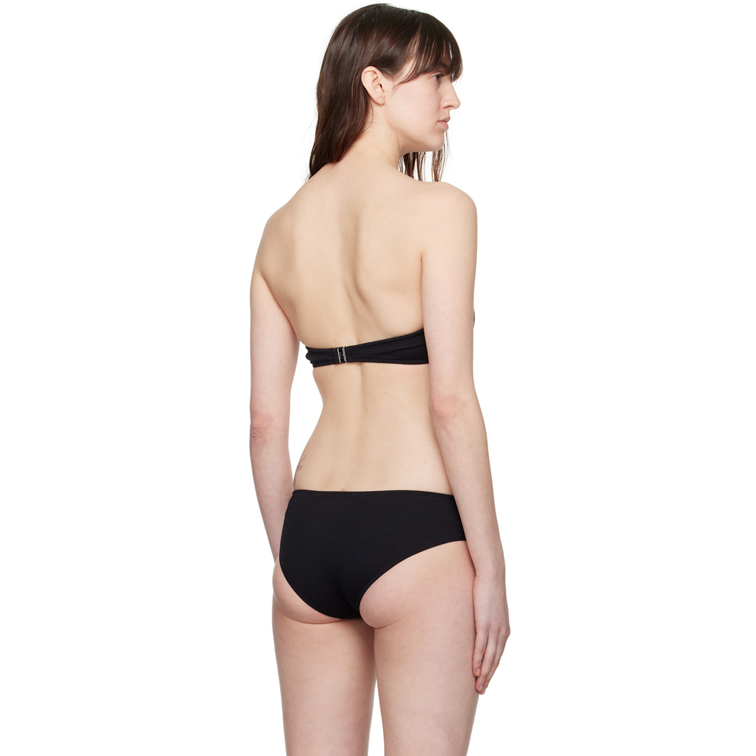  Filippa K Black Bandeau Bikini Top 