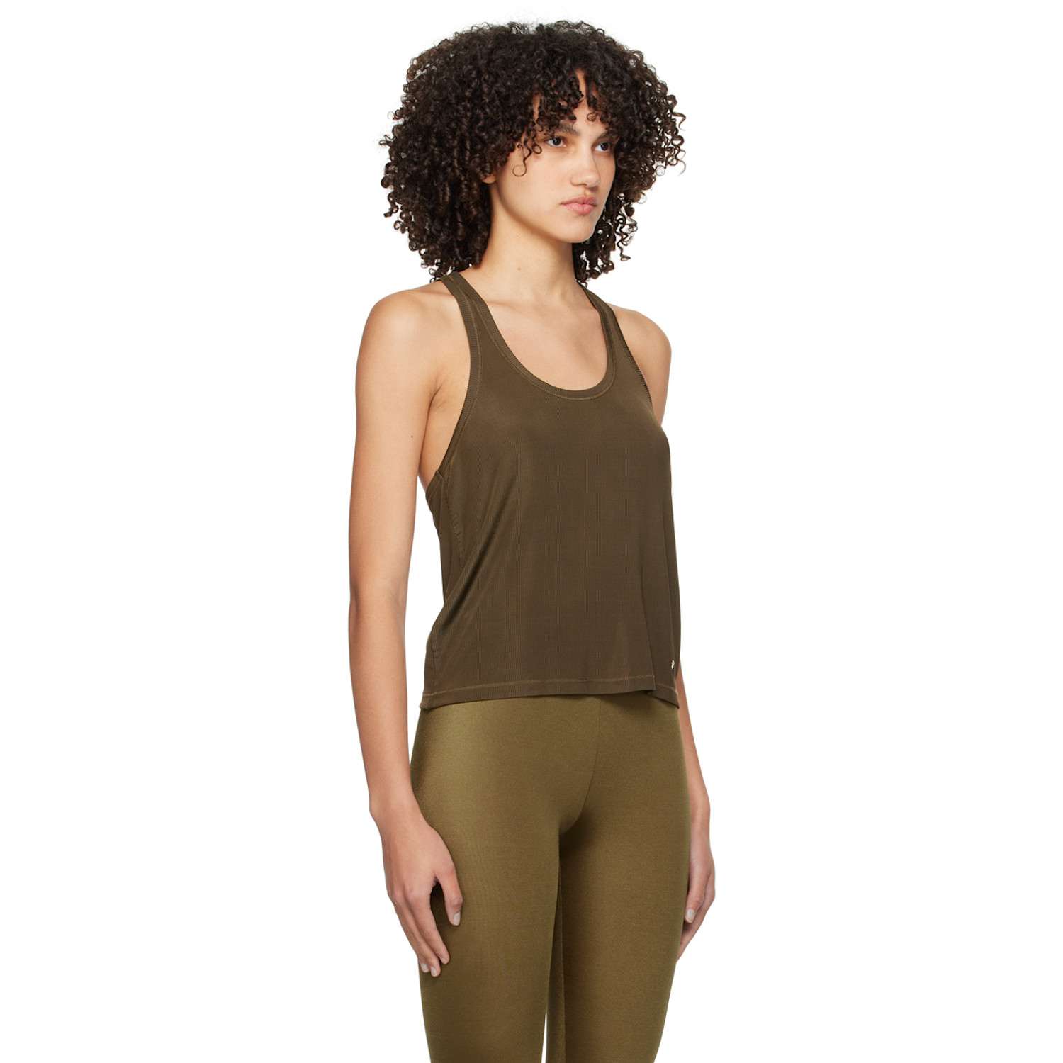  Tom Ford Brown Scoop Neck Tank Top 