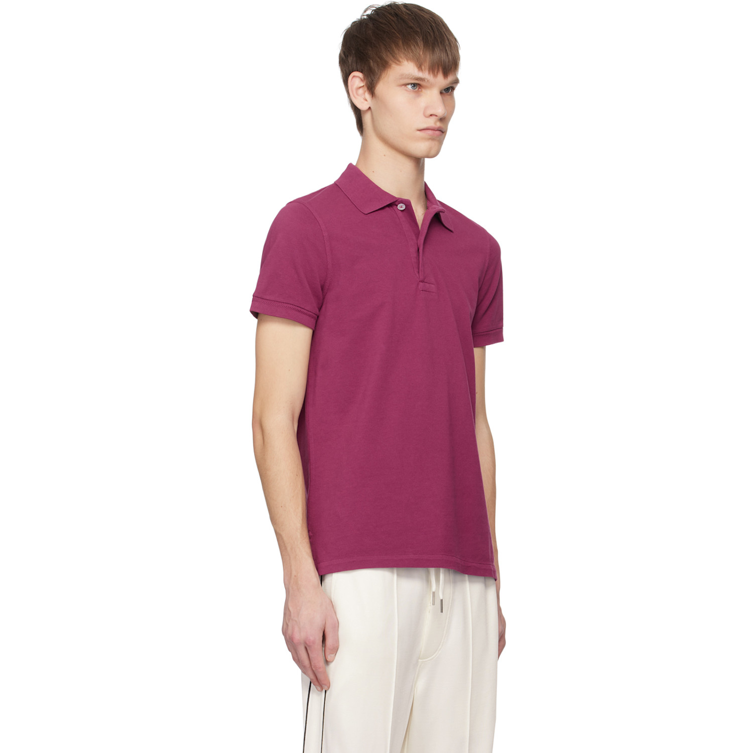 Tom Ford Purple Tennis Polo 