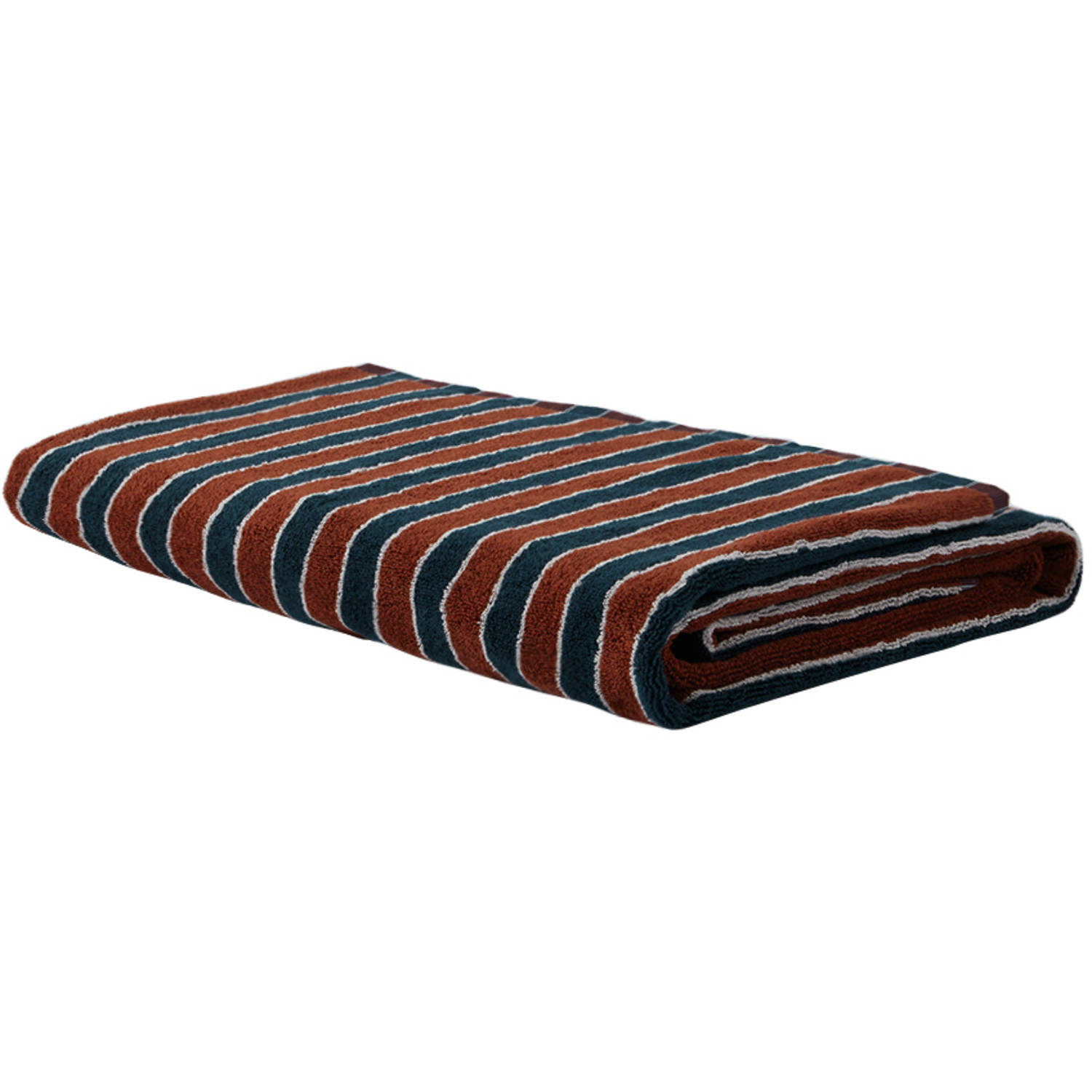  Autumn Sonata Navy & Red Helena Pool Towel 