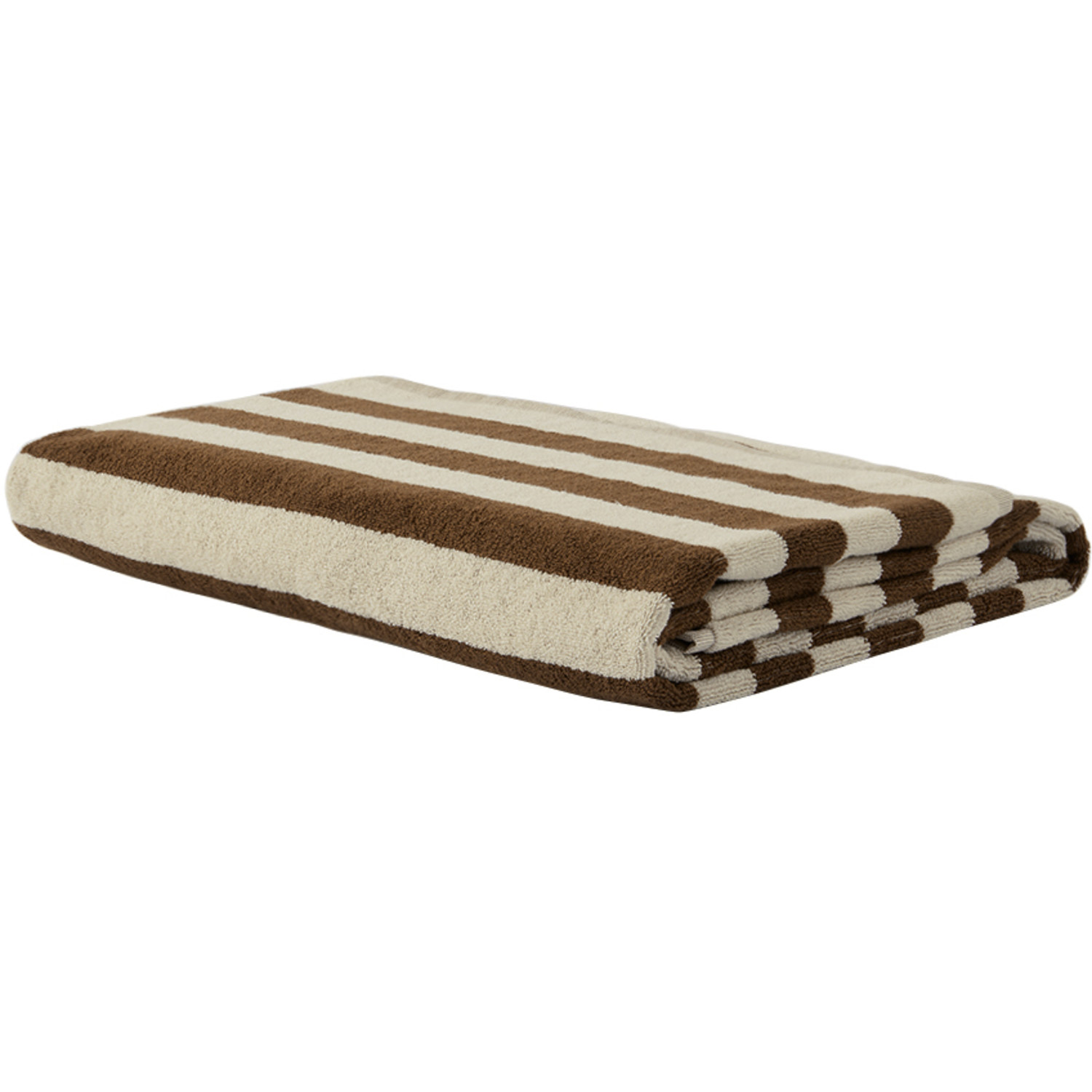  Autumn Sonata Brown & Off-white Maria Pool Towel 