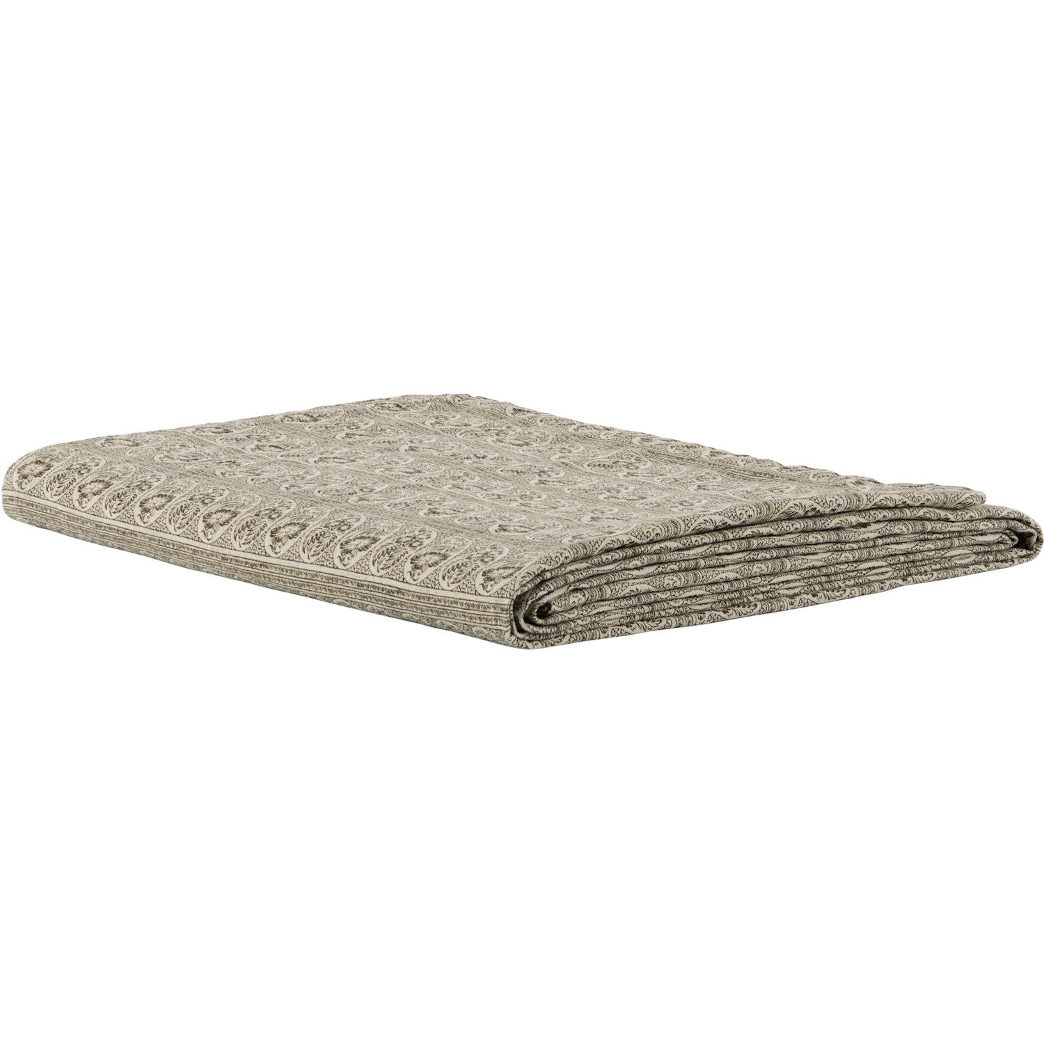  Autumn Sonata Beige & Brown Anna Tablecloth 