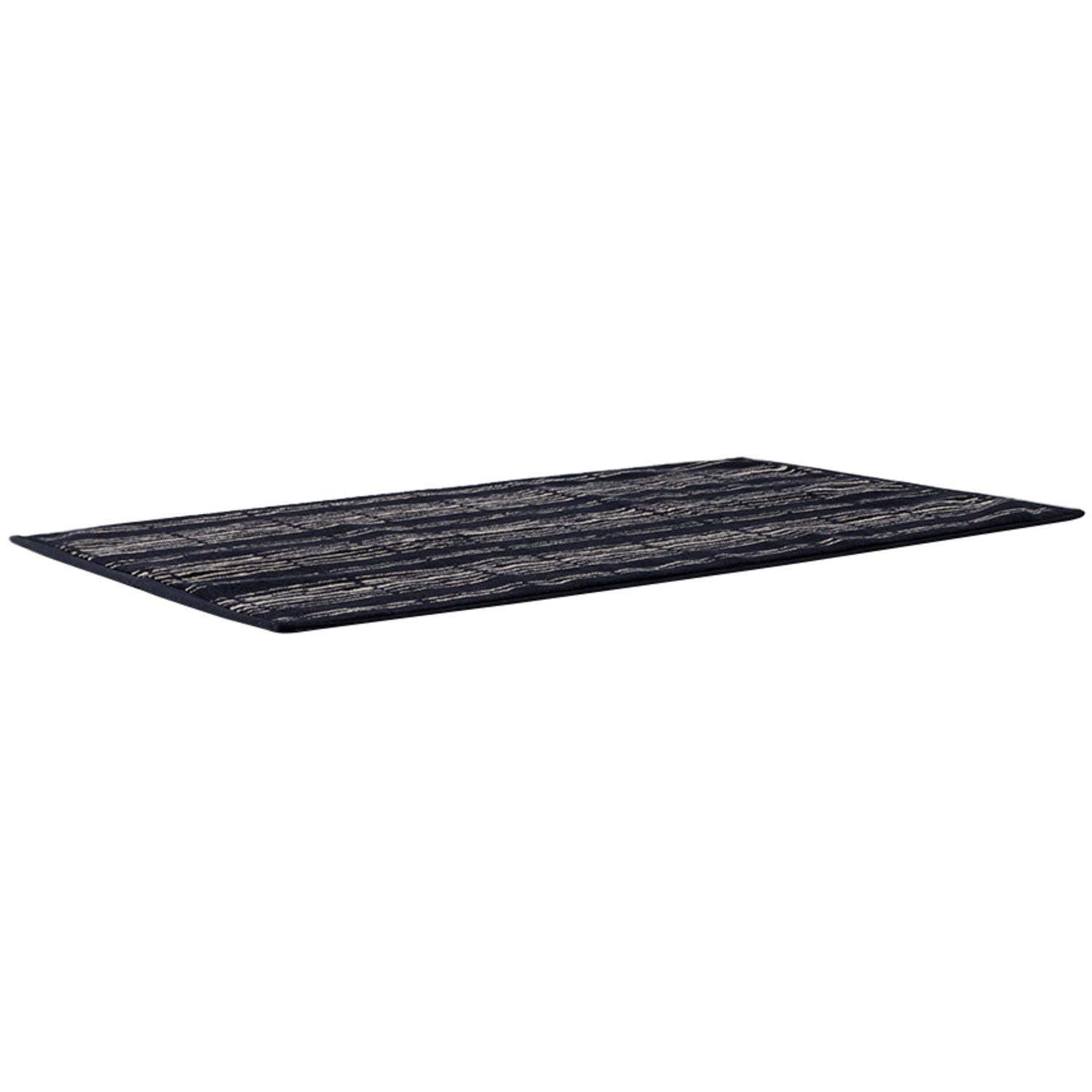  Autumn Sonata Navy & Off-white Esther Bath Mat 