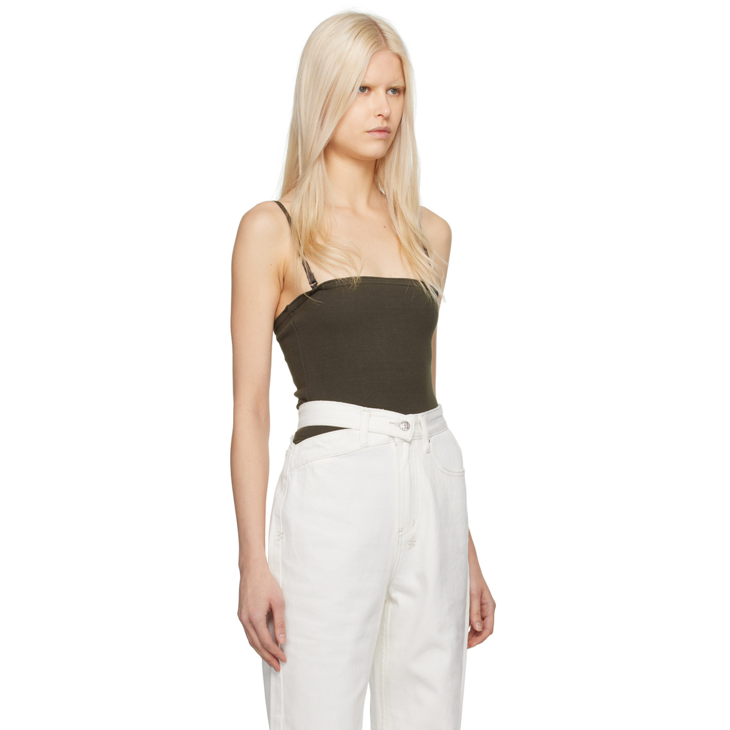  Ksubi Gray Arise Tube Bodysuit 