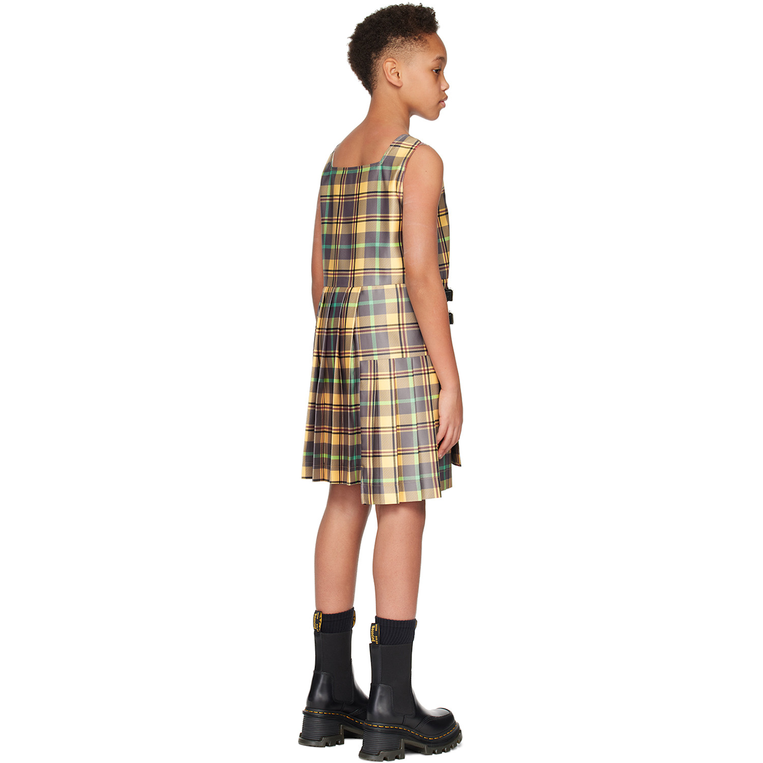  Charles Jeffrey Loverboy Kids Yellow Kilt Dress 