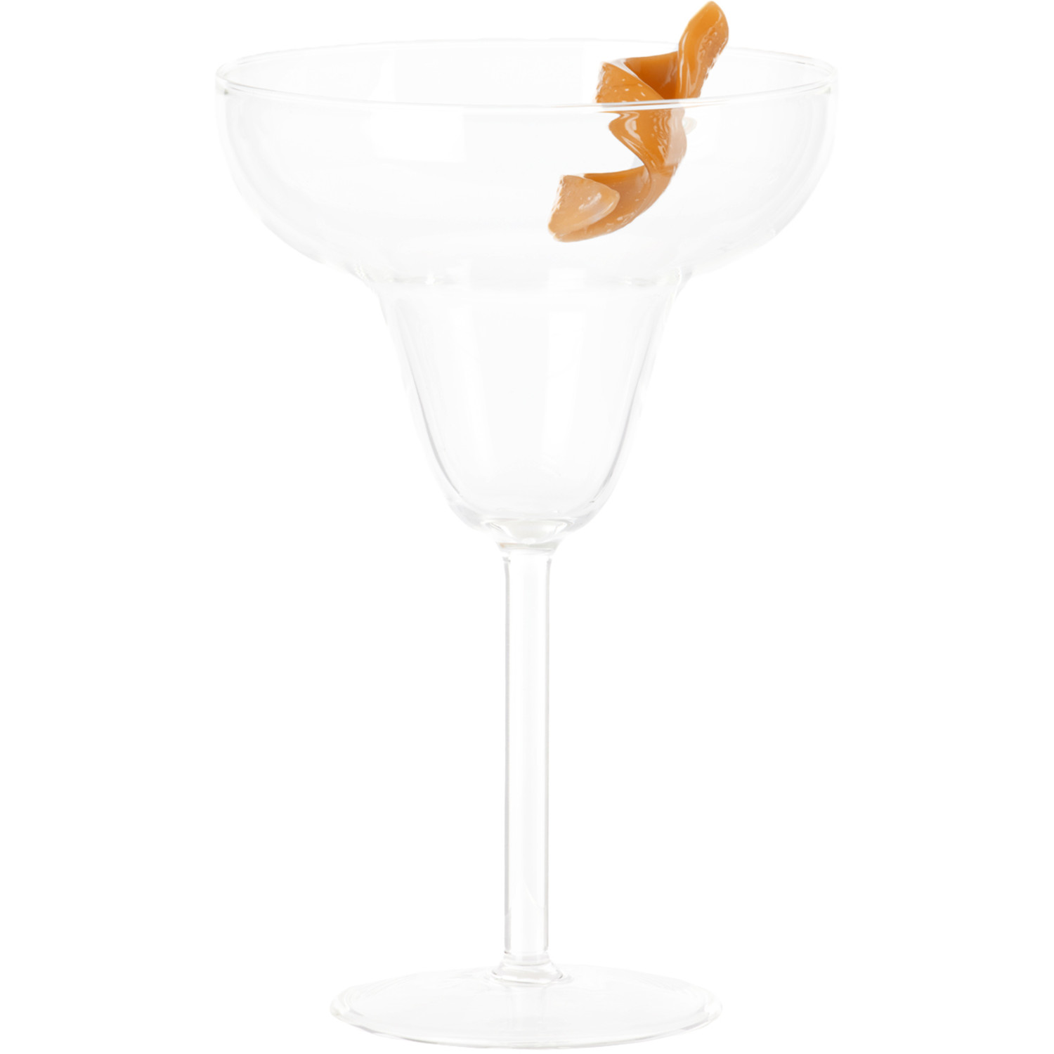  Maison Balzac Yellow 'le Twist' Cocktail Glass 