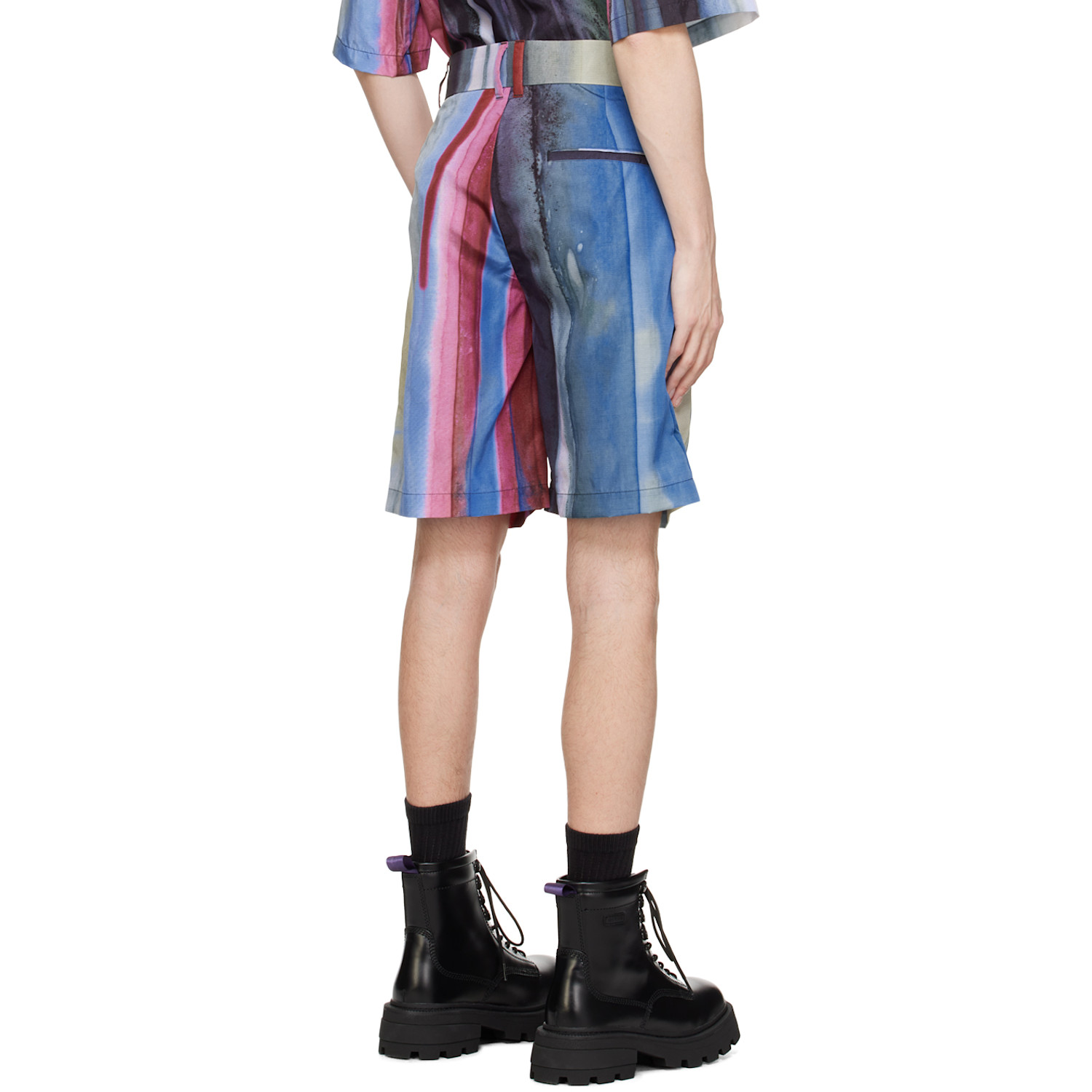  Feng Chen Wang Multicolor Rainbow Shorts 