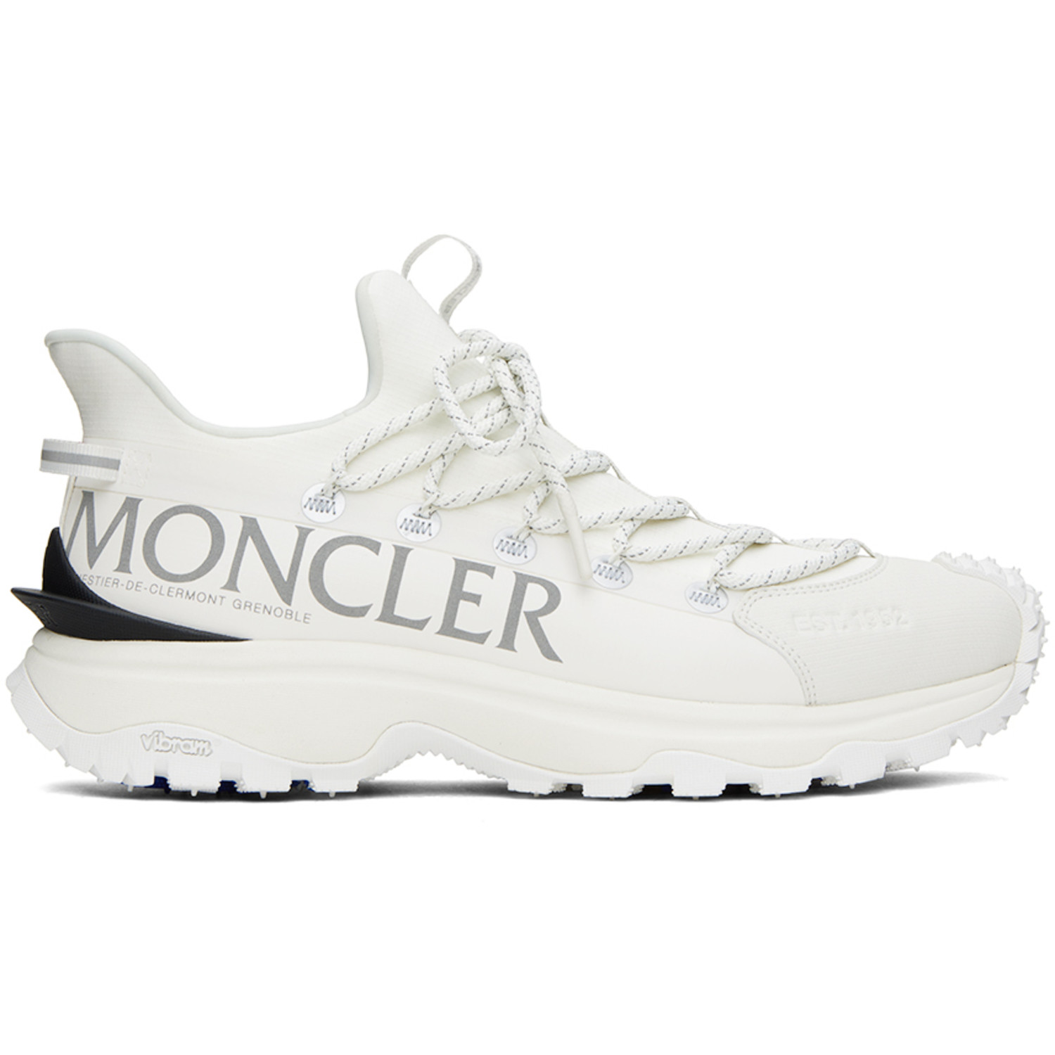 Moncler White Trailgrip Lite2 Sneakers