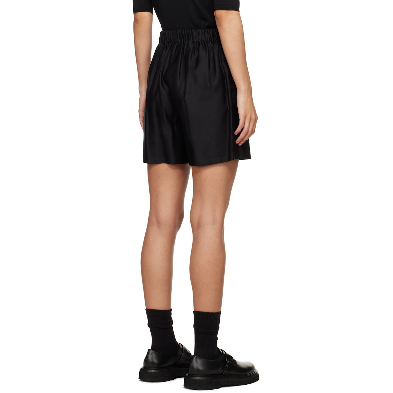 Max Mara Black Piadena Shorts 