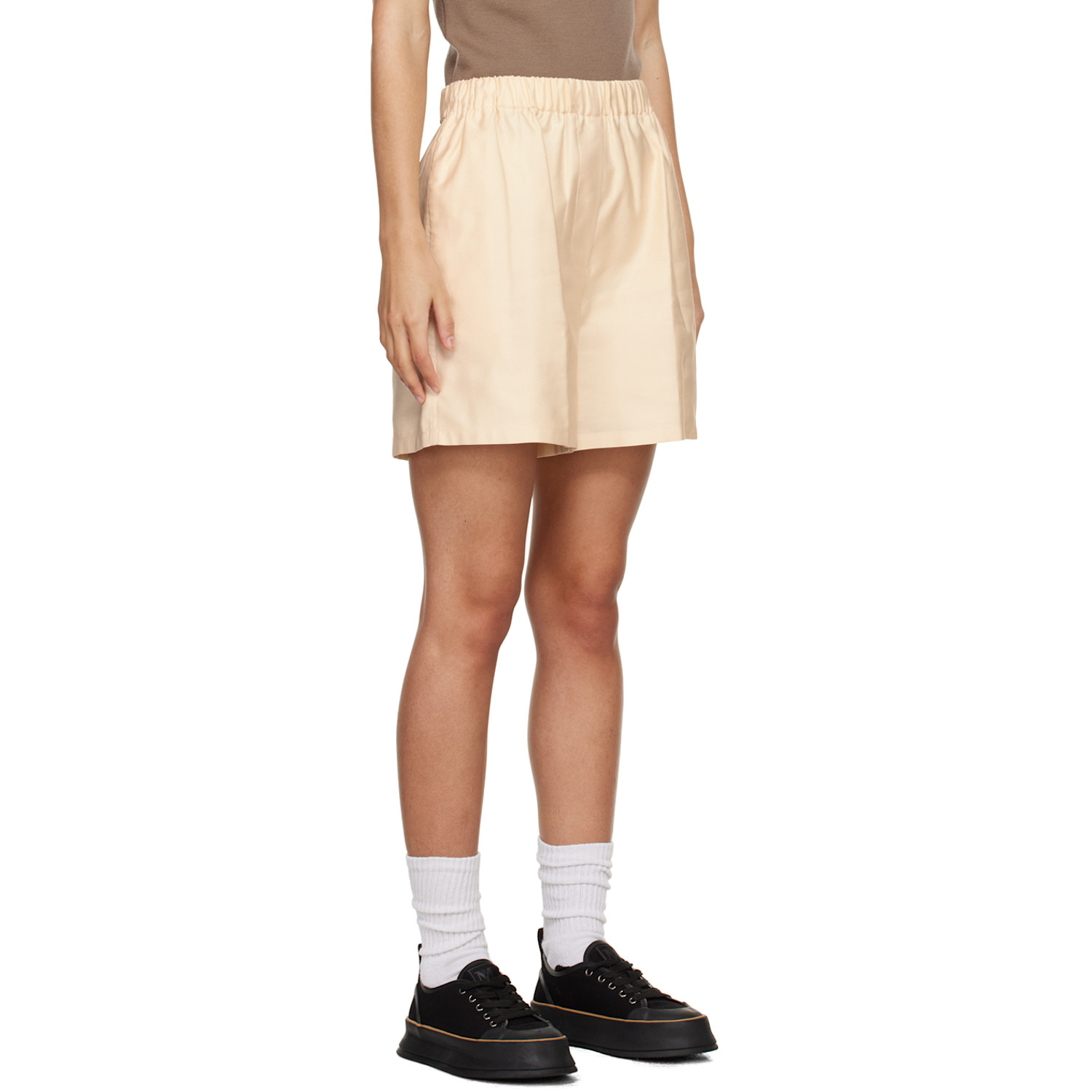  Max Mara Off-white Piadena Shorts 