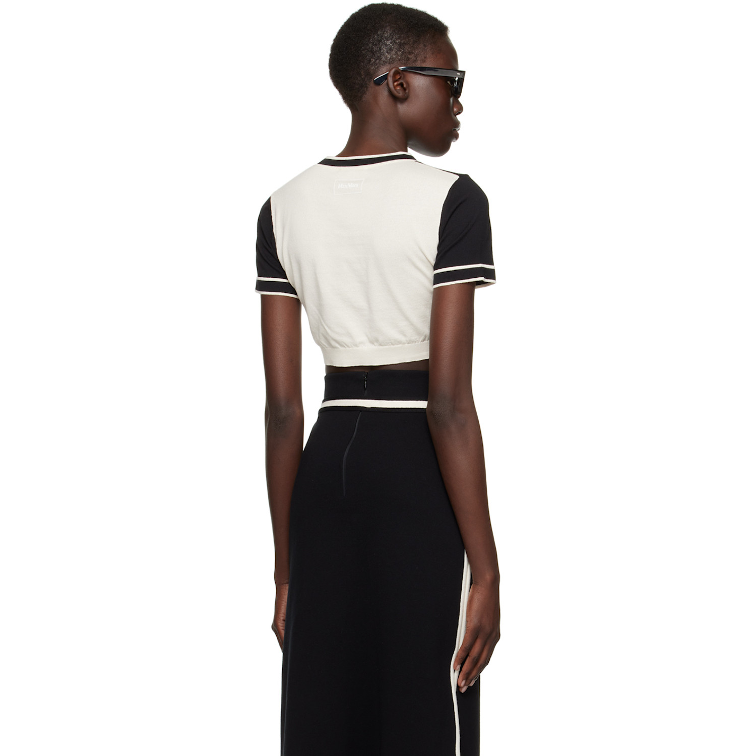  Max Mara Black Uscio T-shirt 