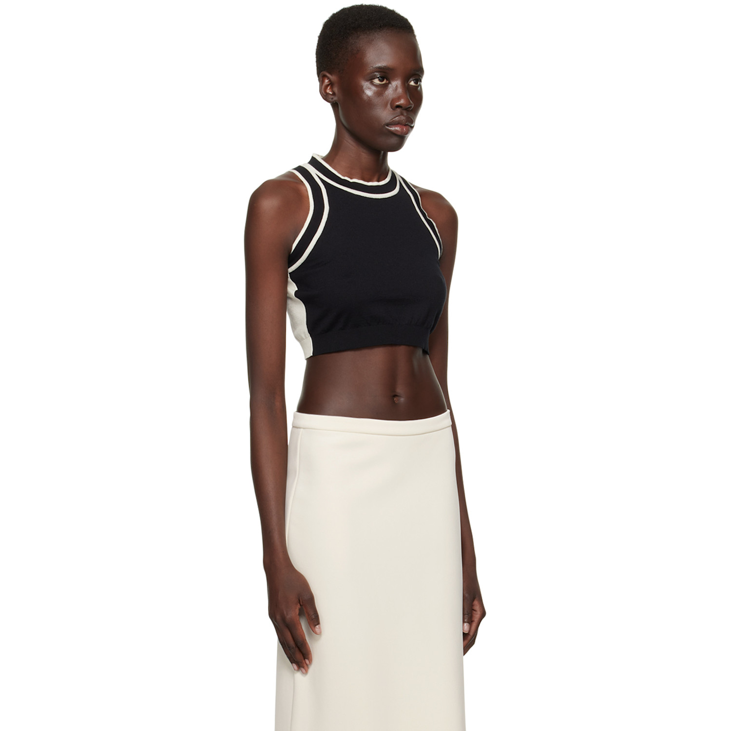  Max Mara Black Ruggero Tank Top 