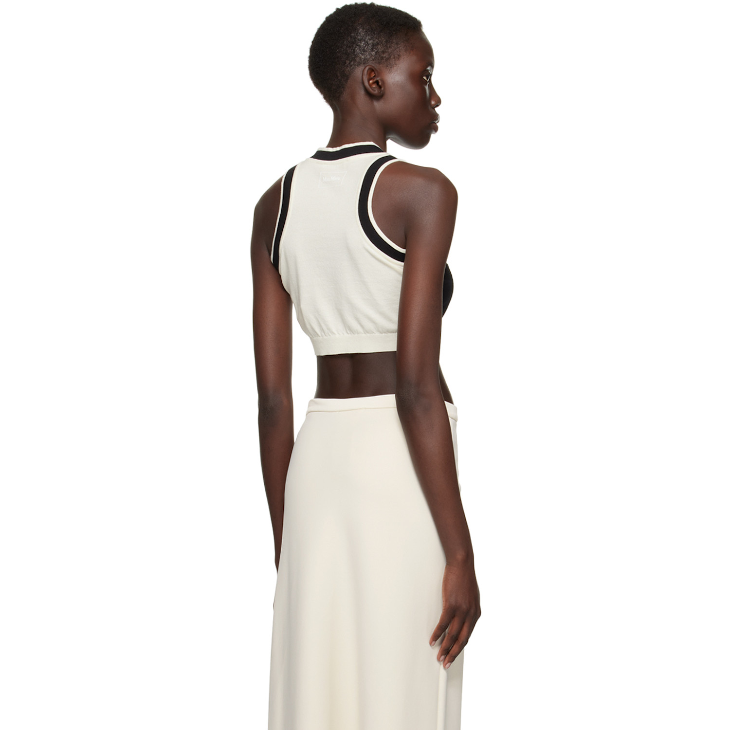  Max Mara Black Ruggero Tank Top 