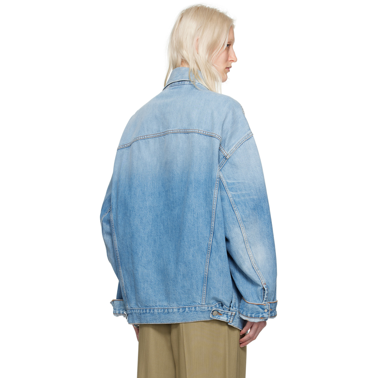  Acne Studios Blue Oversized Denim Jacket 