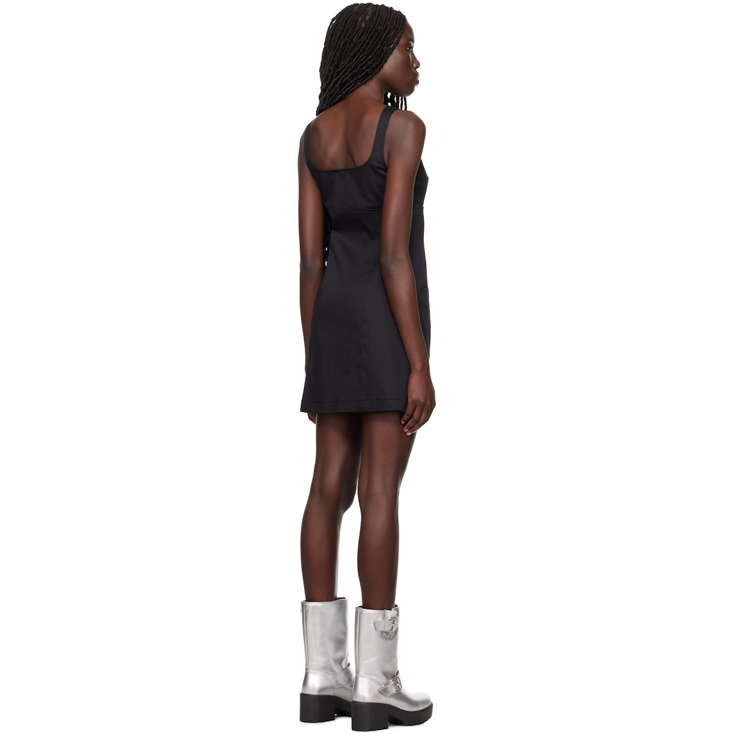  Moschino Jeans Black Pocket Minidress 