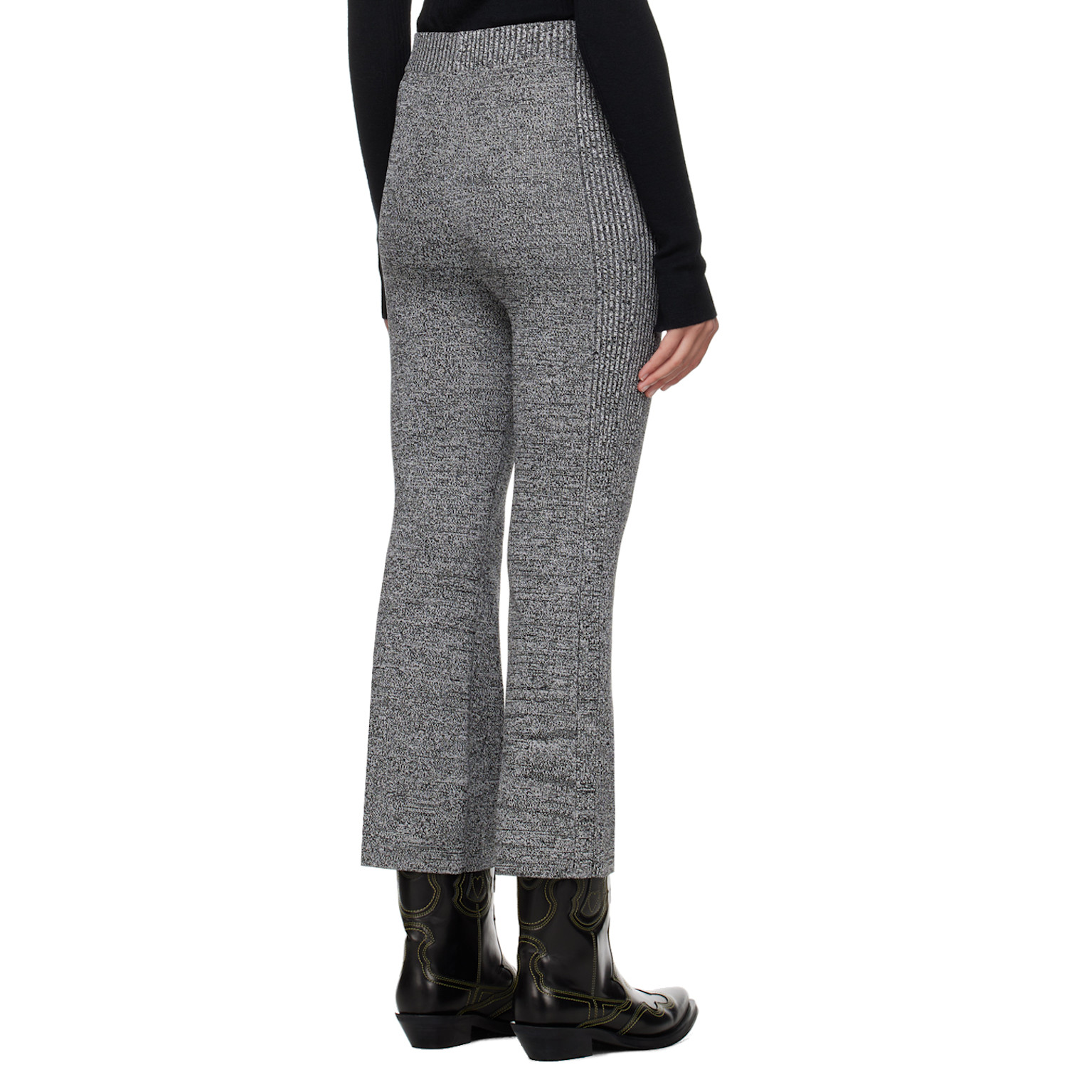  Ganni Gray Cropped Trousers 