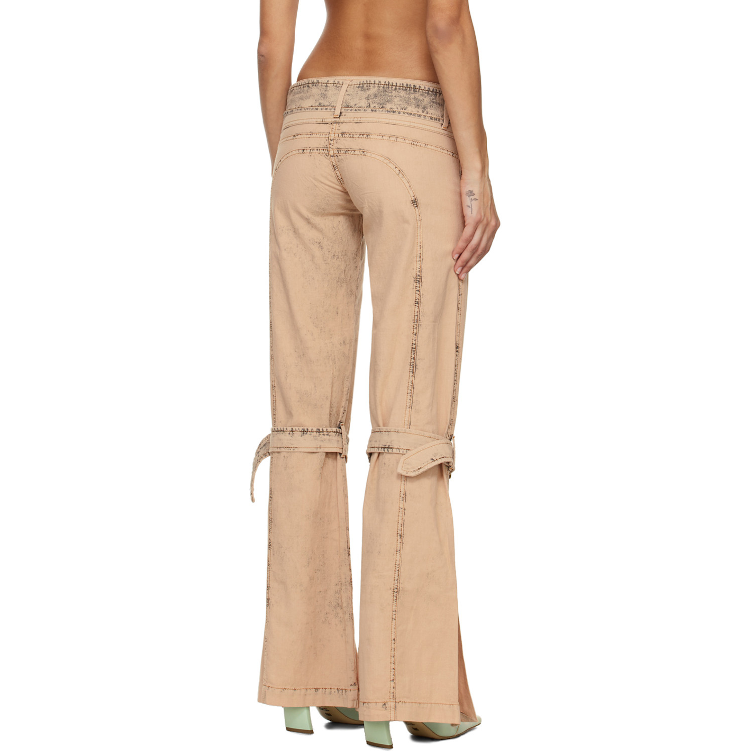  Knwls Beige Issa Denim Trousers 
