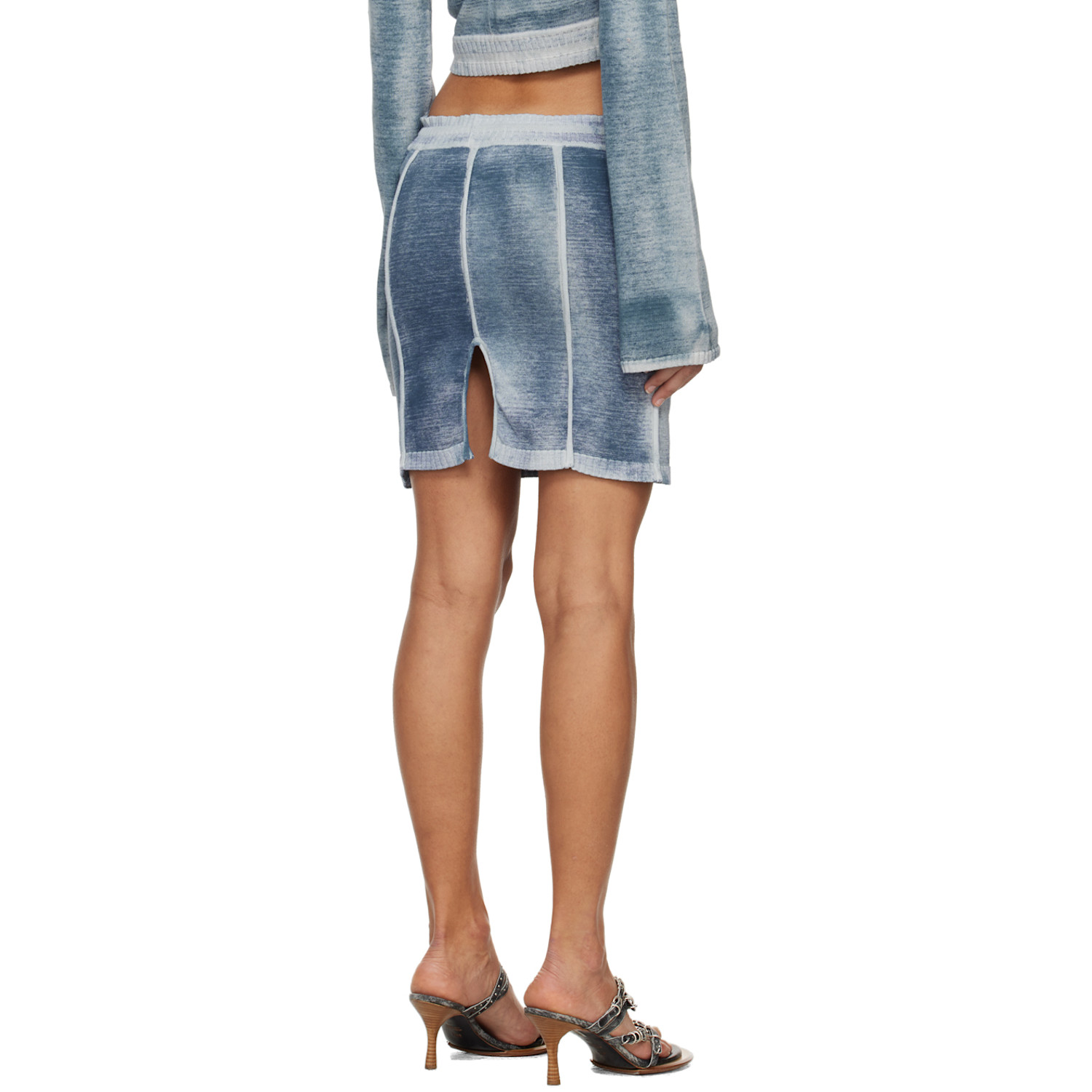  Knwls Blue Enyo Miniskirt 