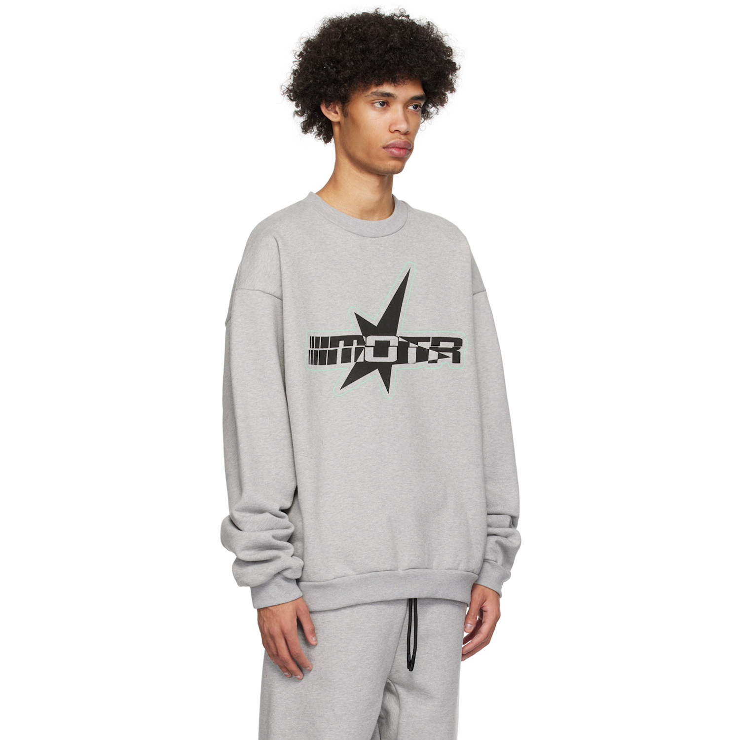  Members Of The Rage Gray Oversized Sweatshirt 