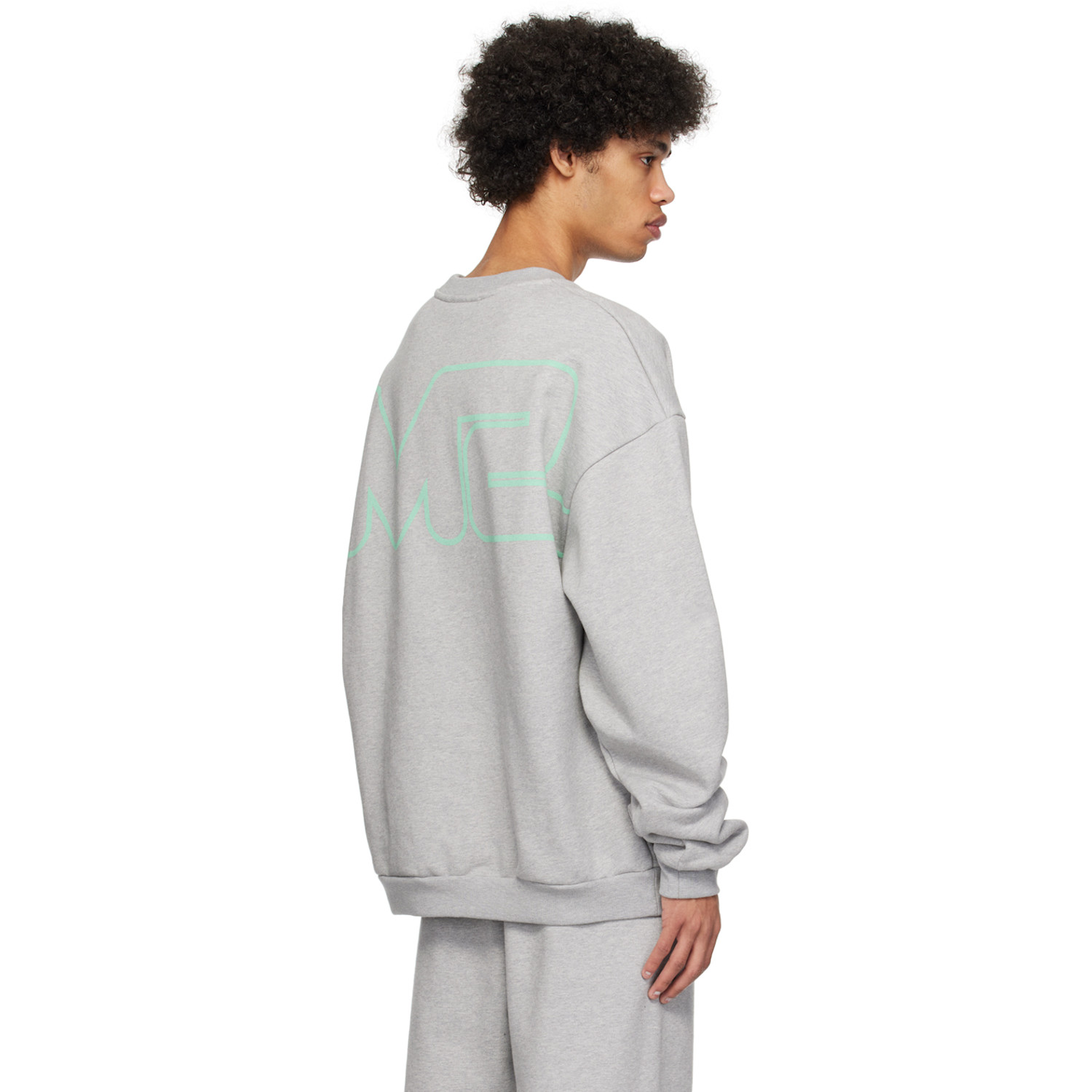  Members Of The Rage Gray Oversized Sweatshirt 
