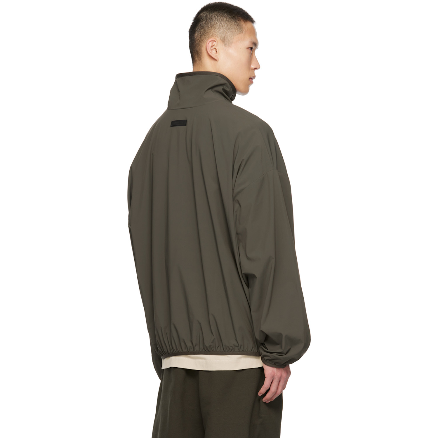  Fear Of God Essentials Gray Half-zip Sweatshirt 