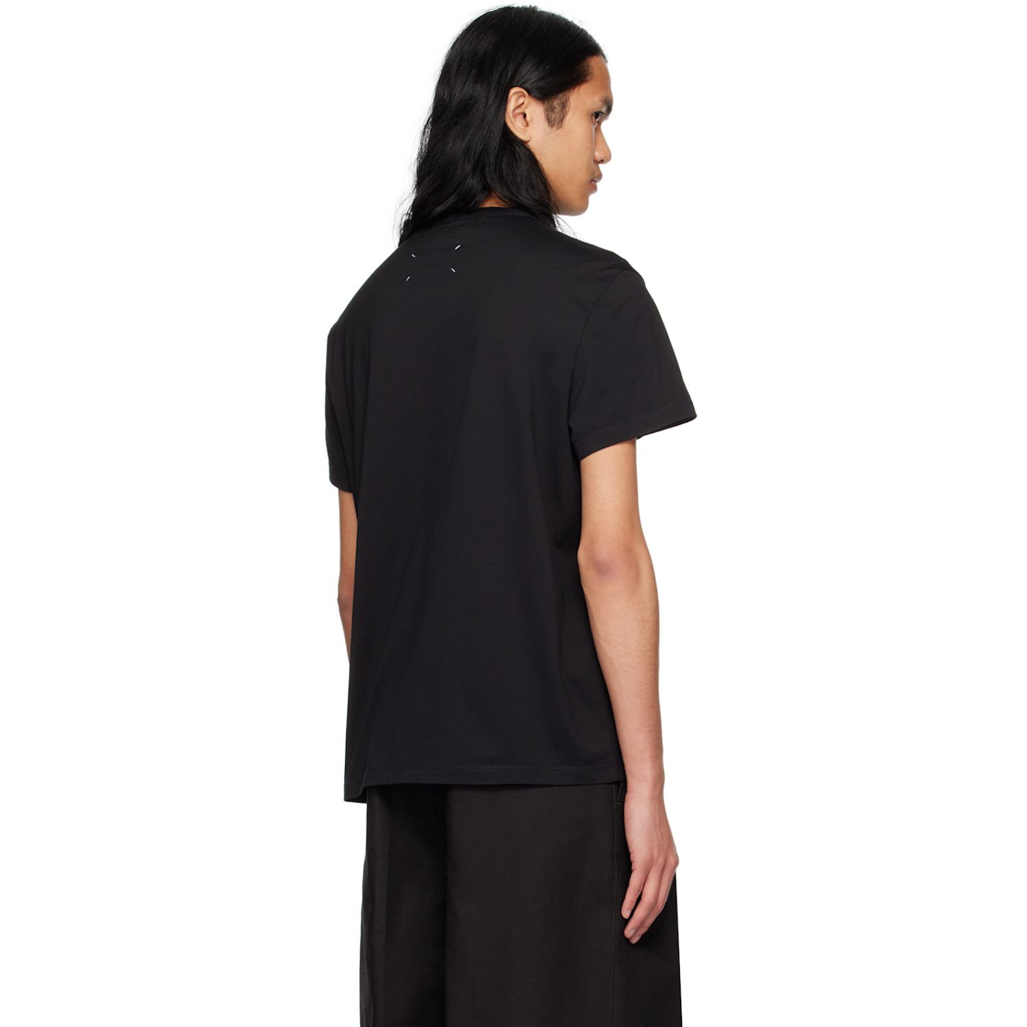  Maison Margiela Black Distorted T-shirt 