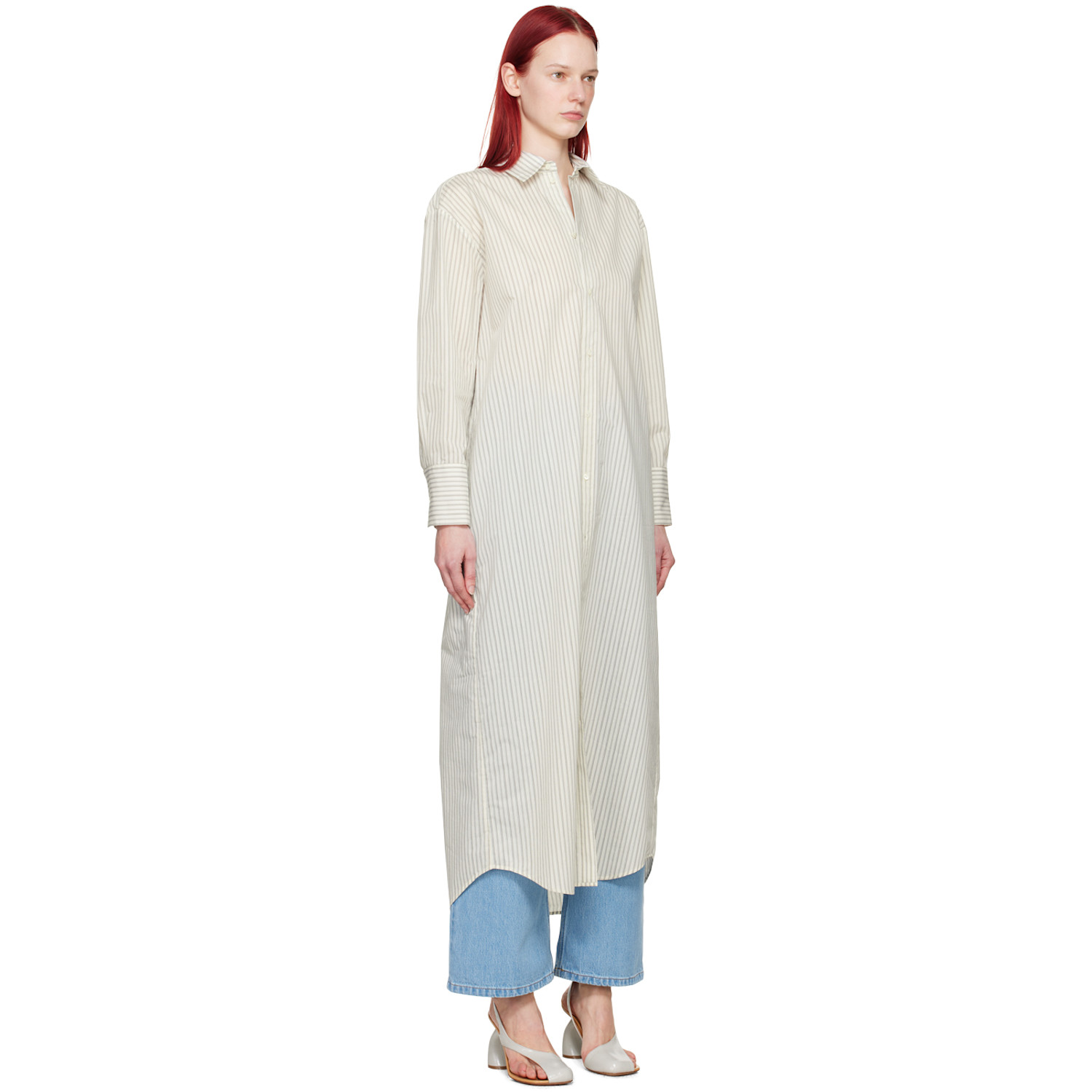  La Collection Off-white Freda Midi Dress 