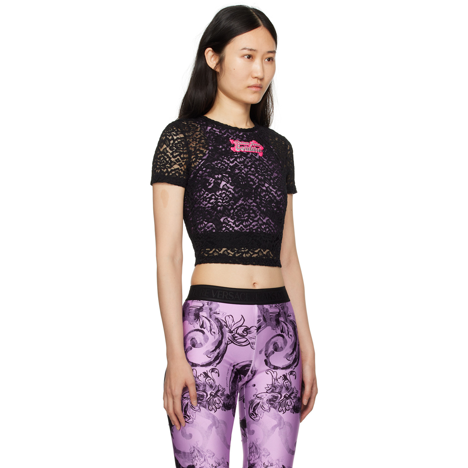  Versace Jeans Couture Black Patch T-shirt 