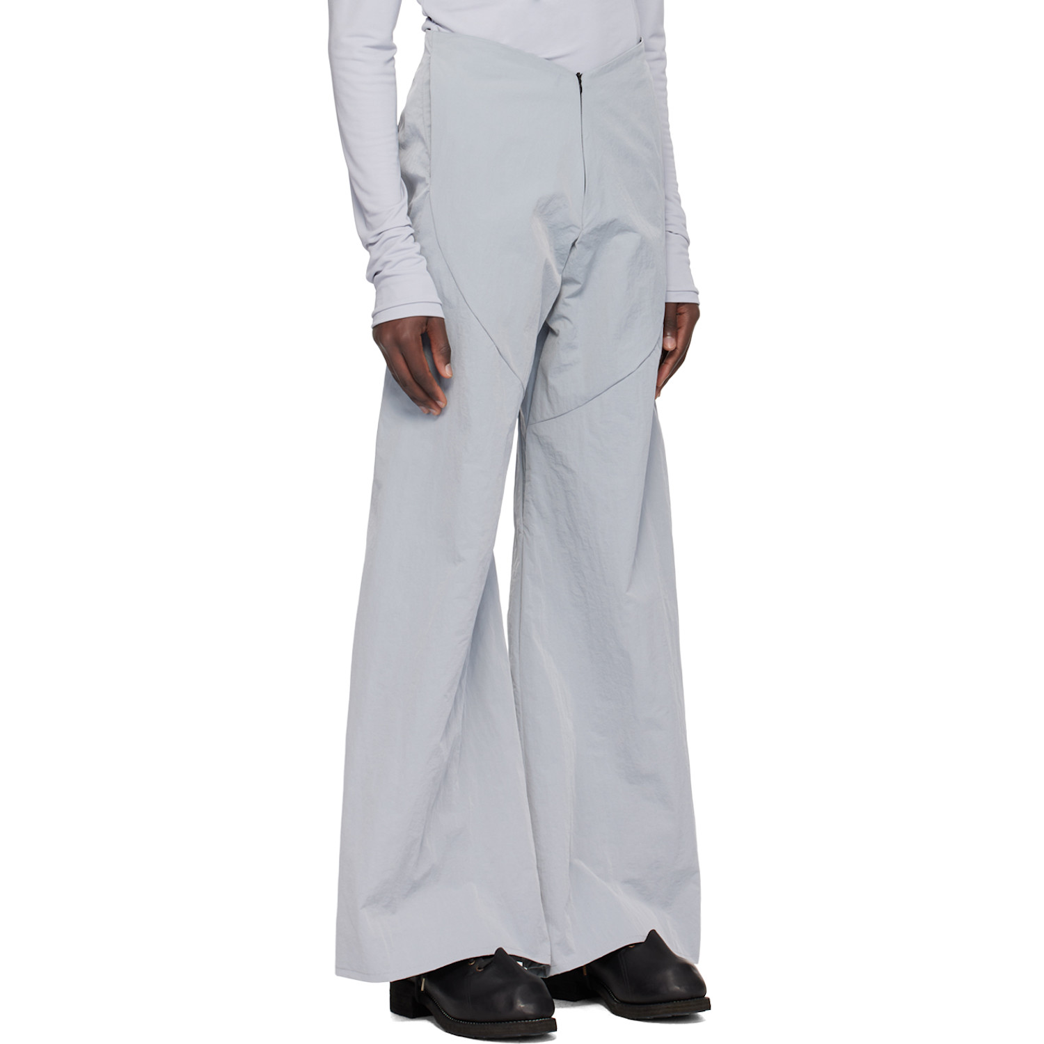  Nuba Ssense Exclusive Gray Trousers 