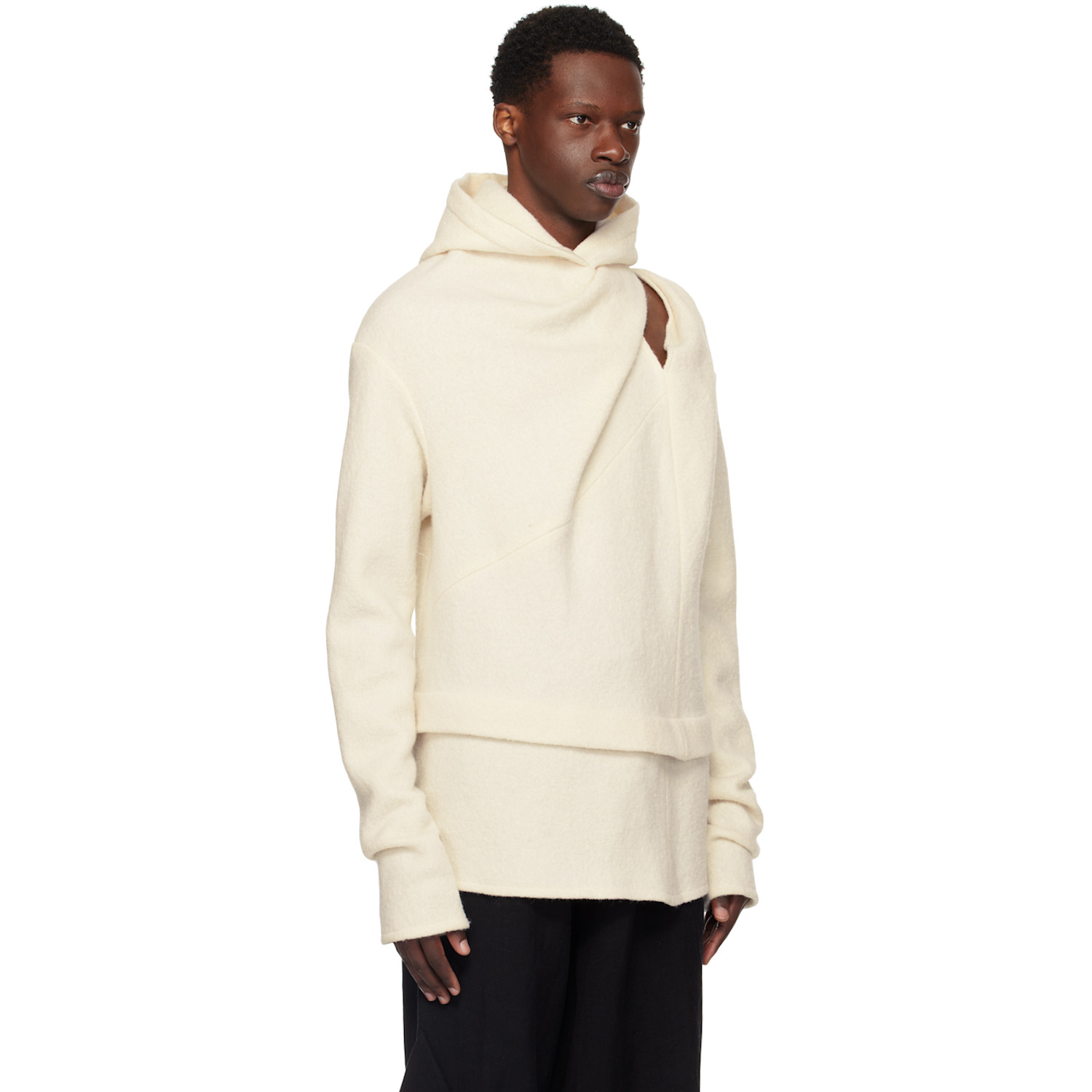  Nuba Off-white Hooded Sweater 