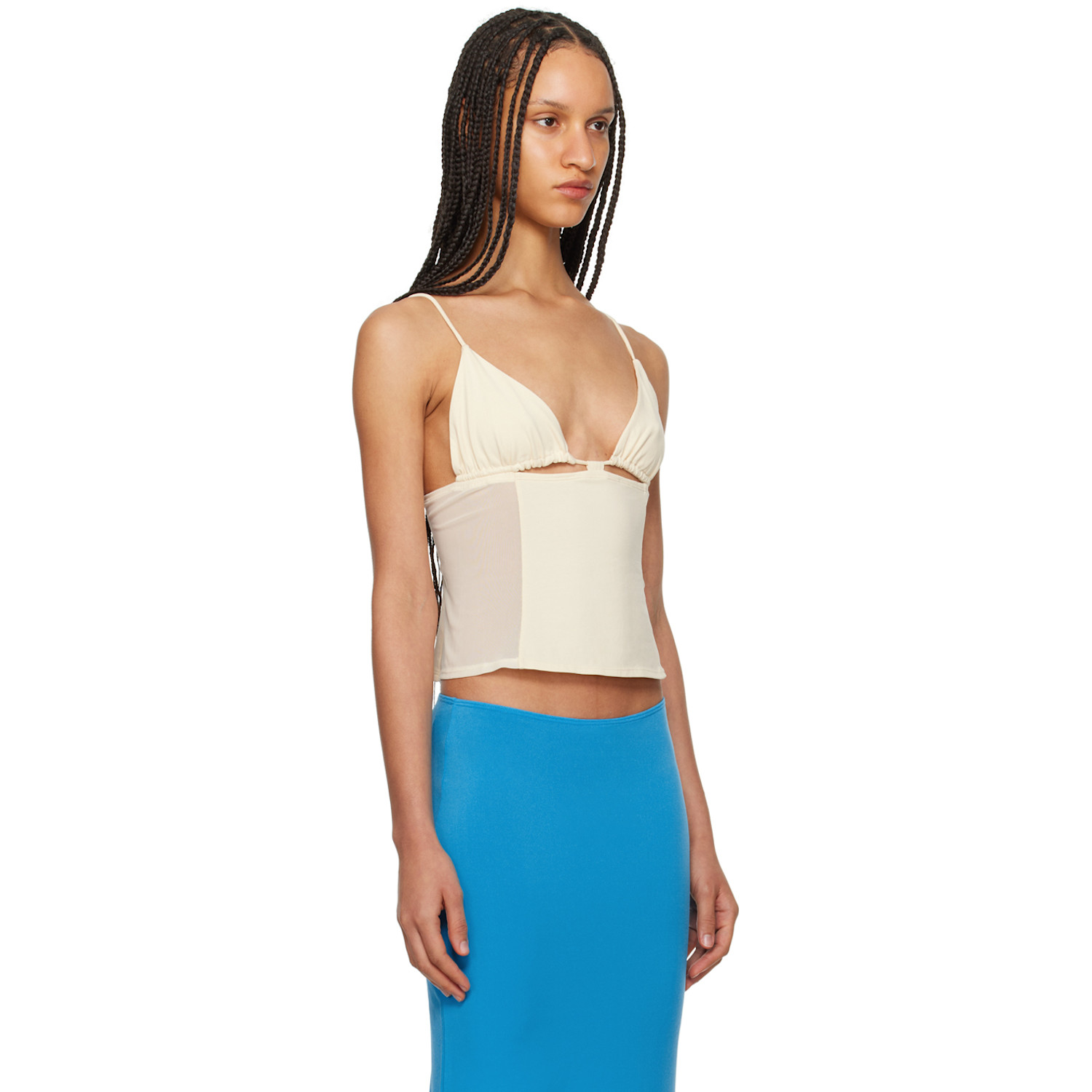  Miaou Off-white Ellie Tank Top 