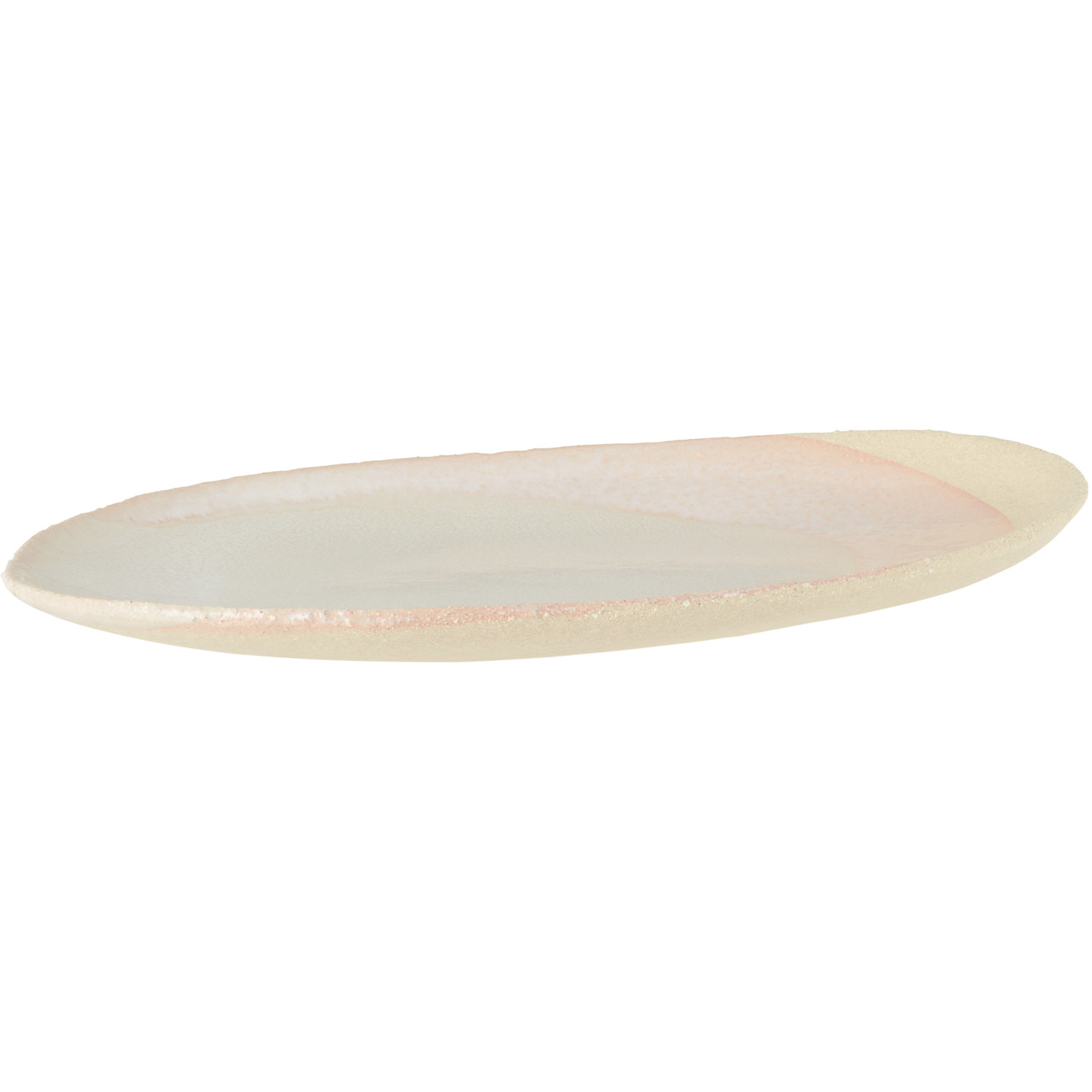  Jars Céramistes Pink L Wabi Oval Plate 