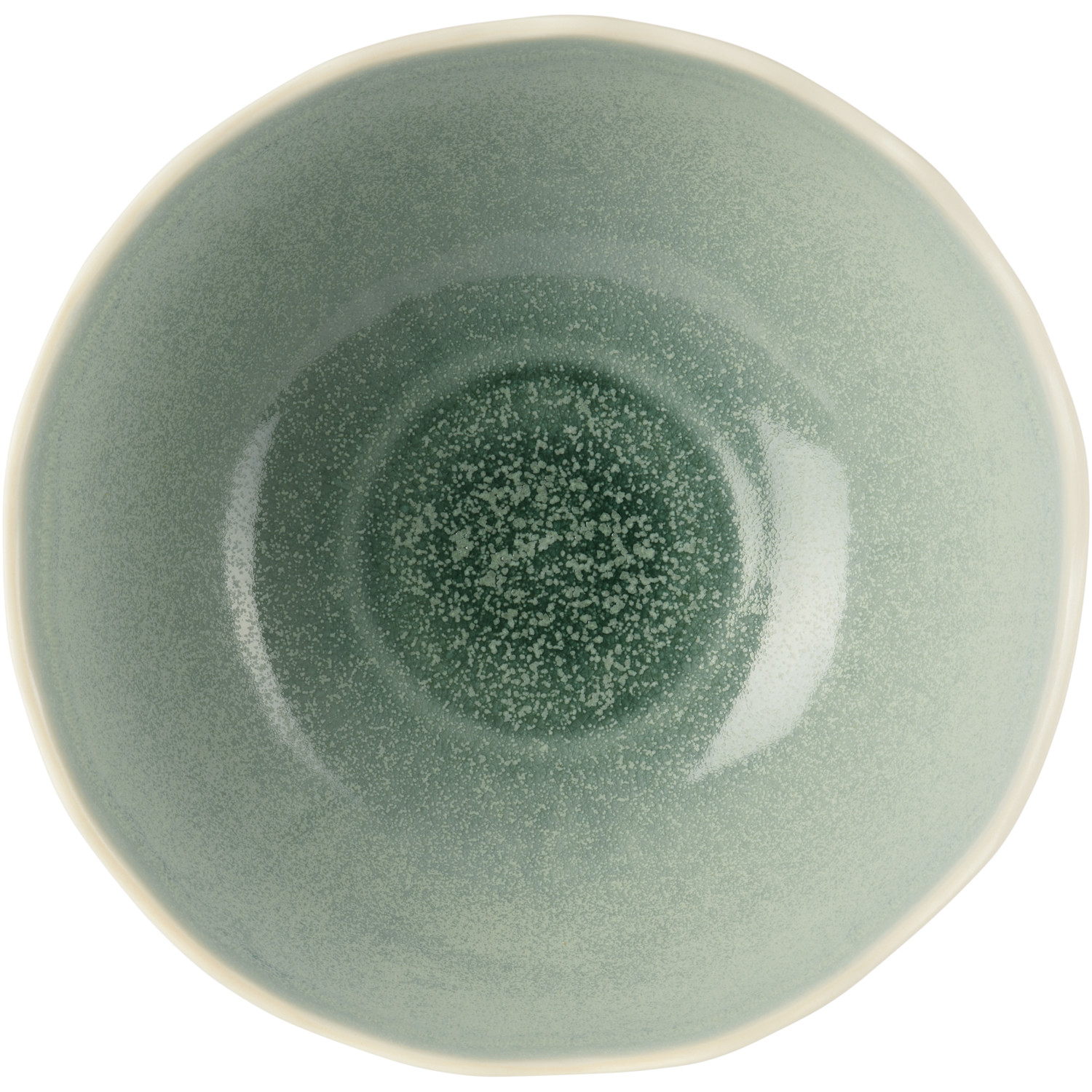  Jars Céramistes Blue & White Plume Serving Bowl 