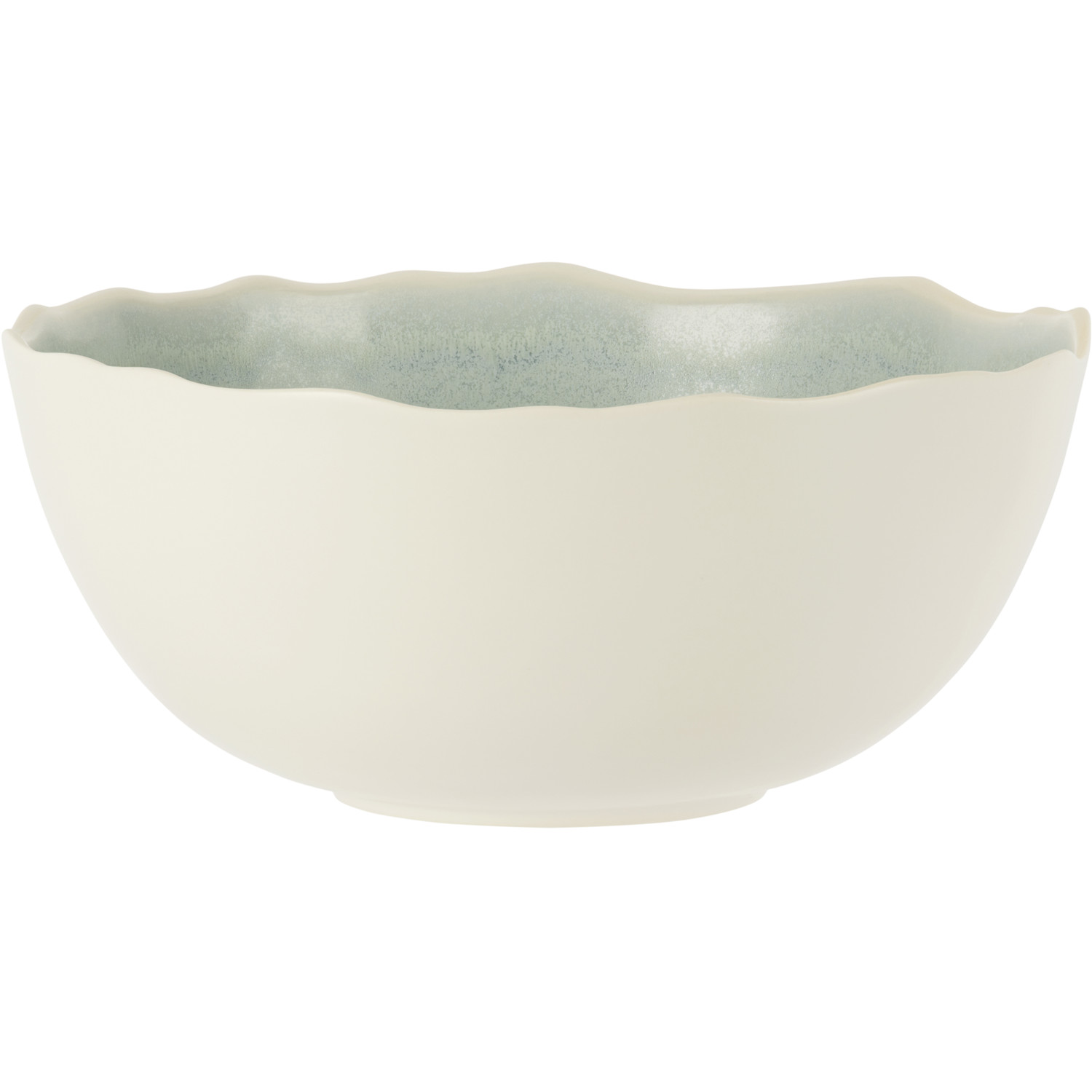  Jars Céramistes Blue & White Plume Serving Bowl 
