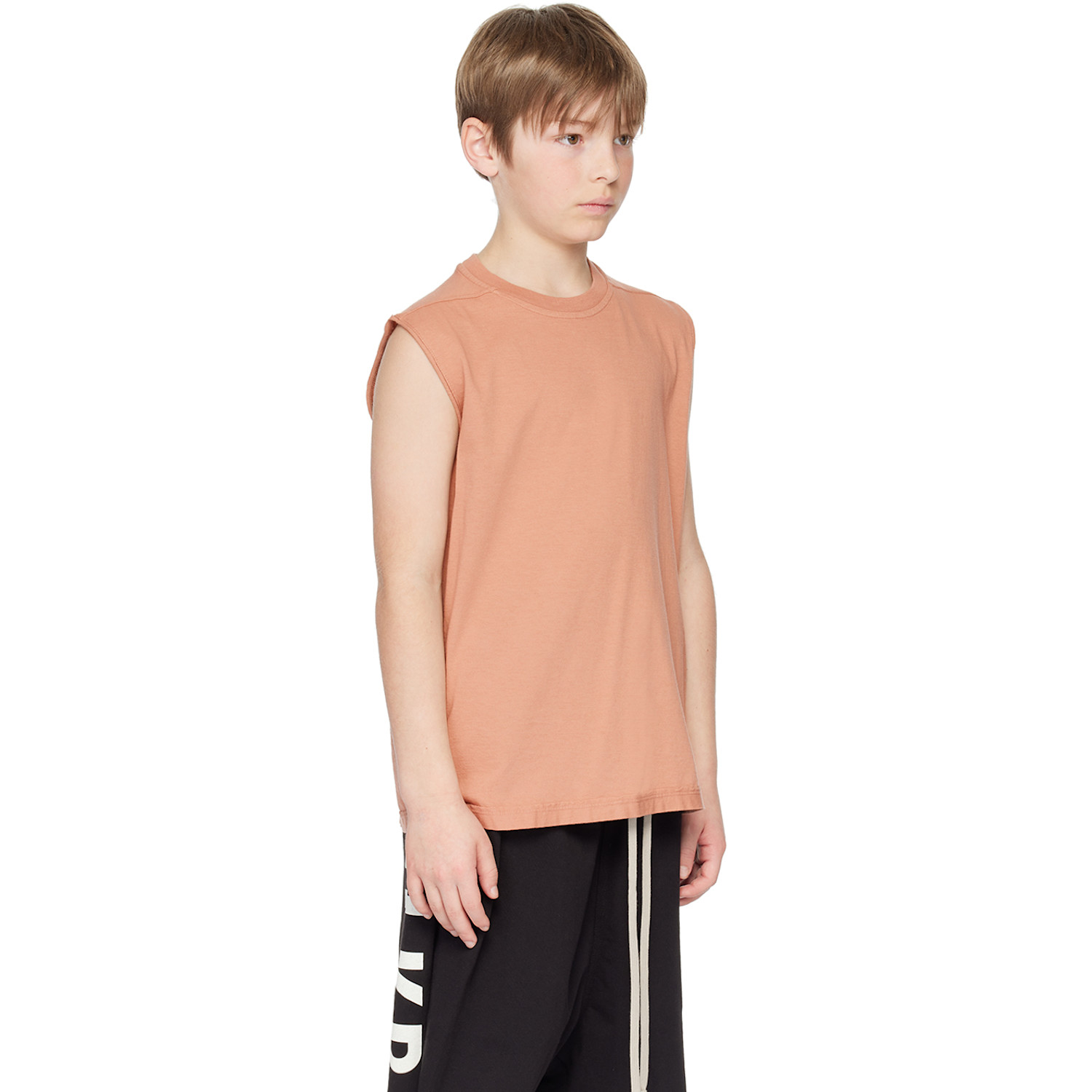  Rick Owens Kids Pink Tarp Tank Top 