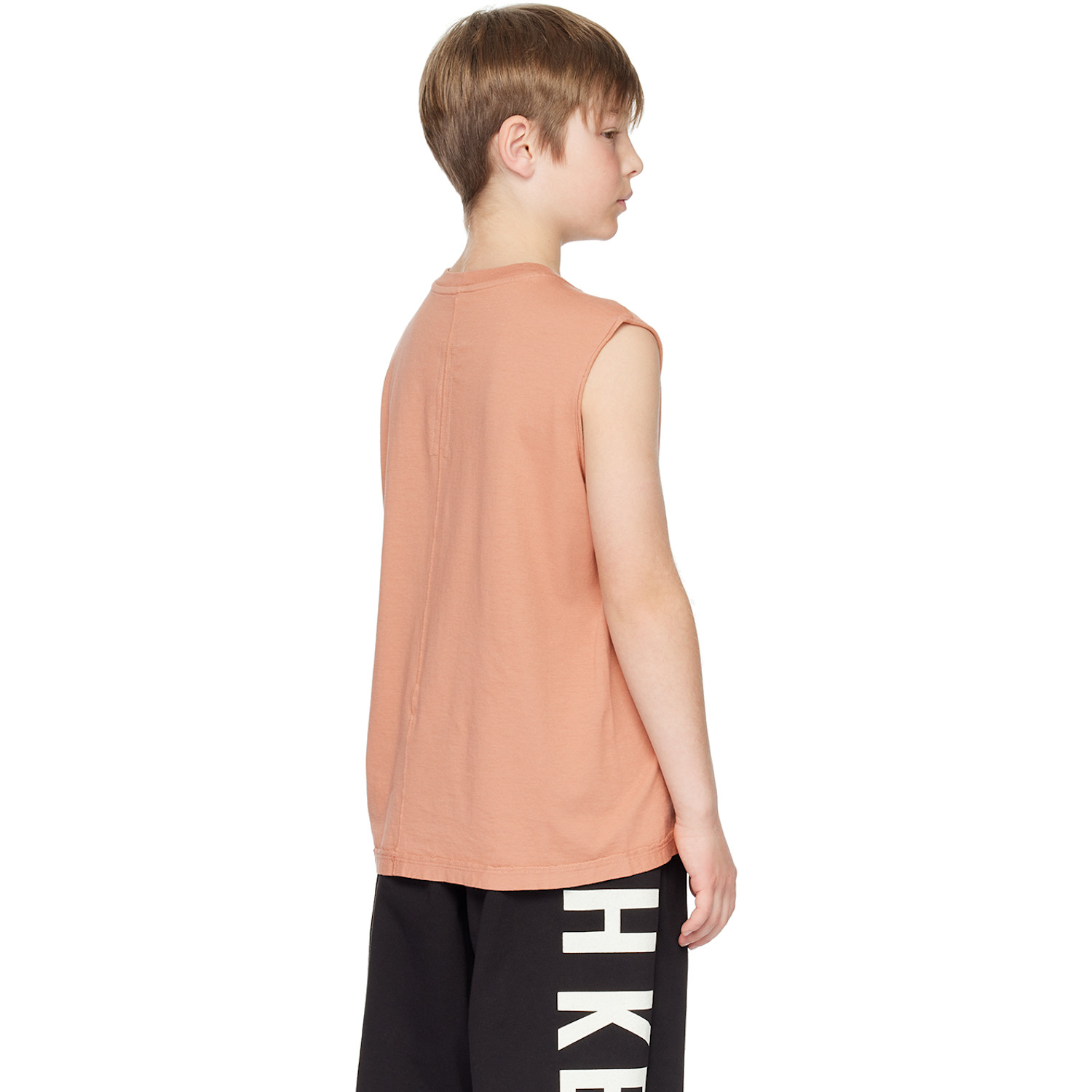  Rick Owens Kids Pink Tarp Tank Top 