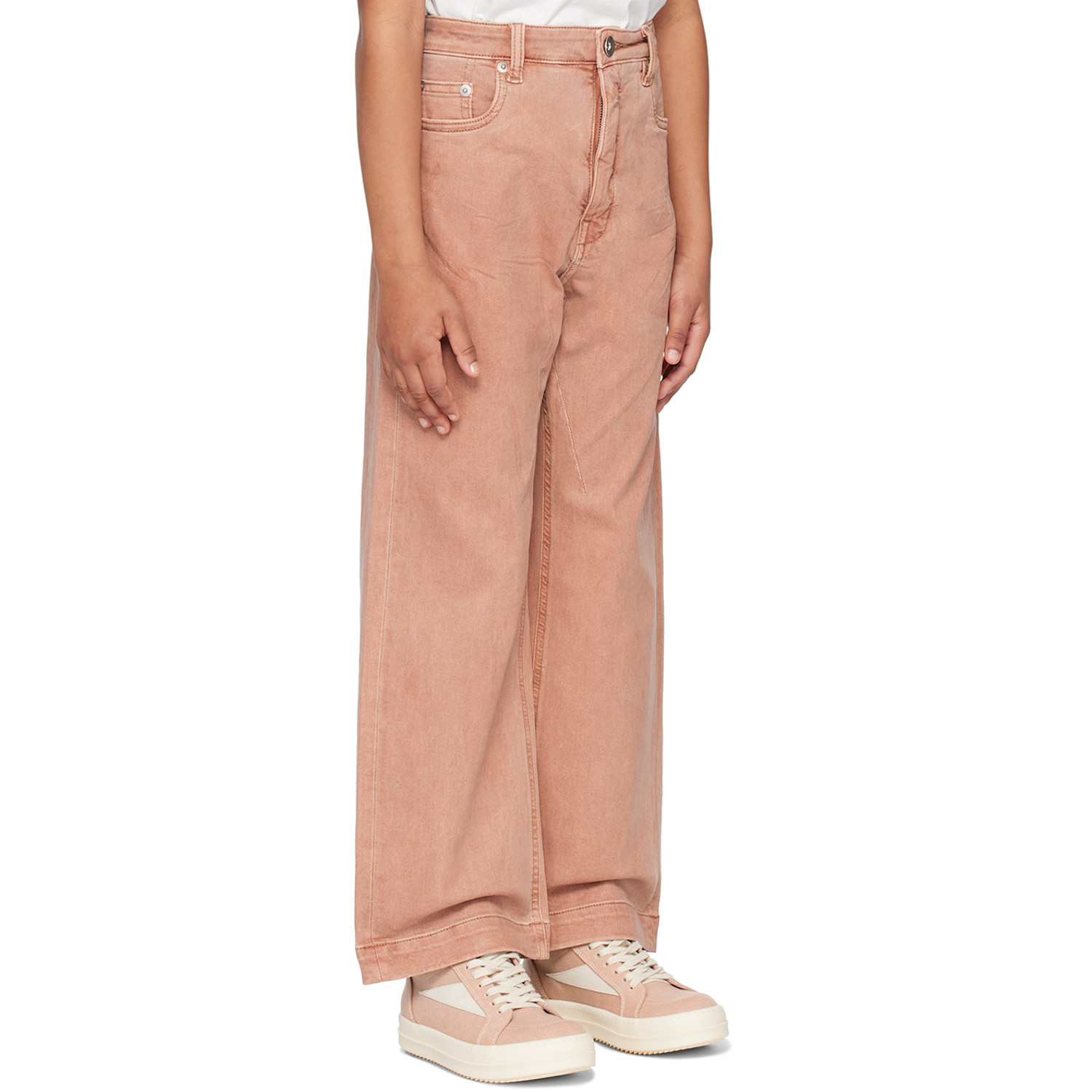  Rick Owens Kids Pink Geth Jeans 